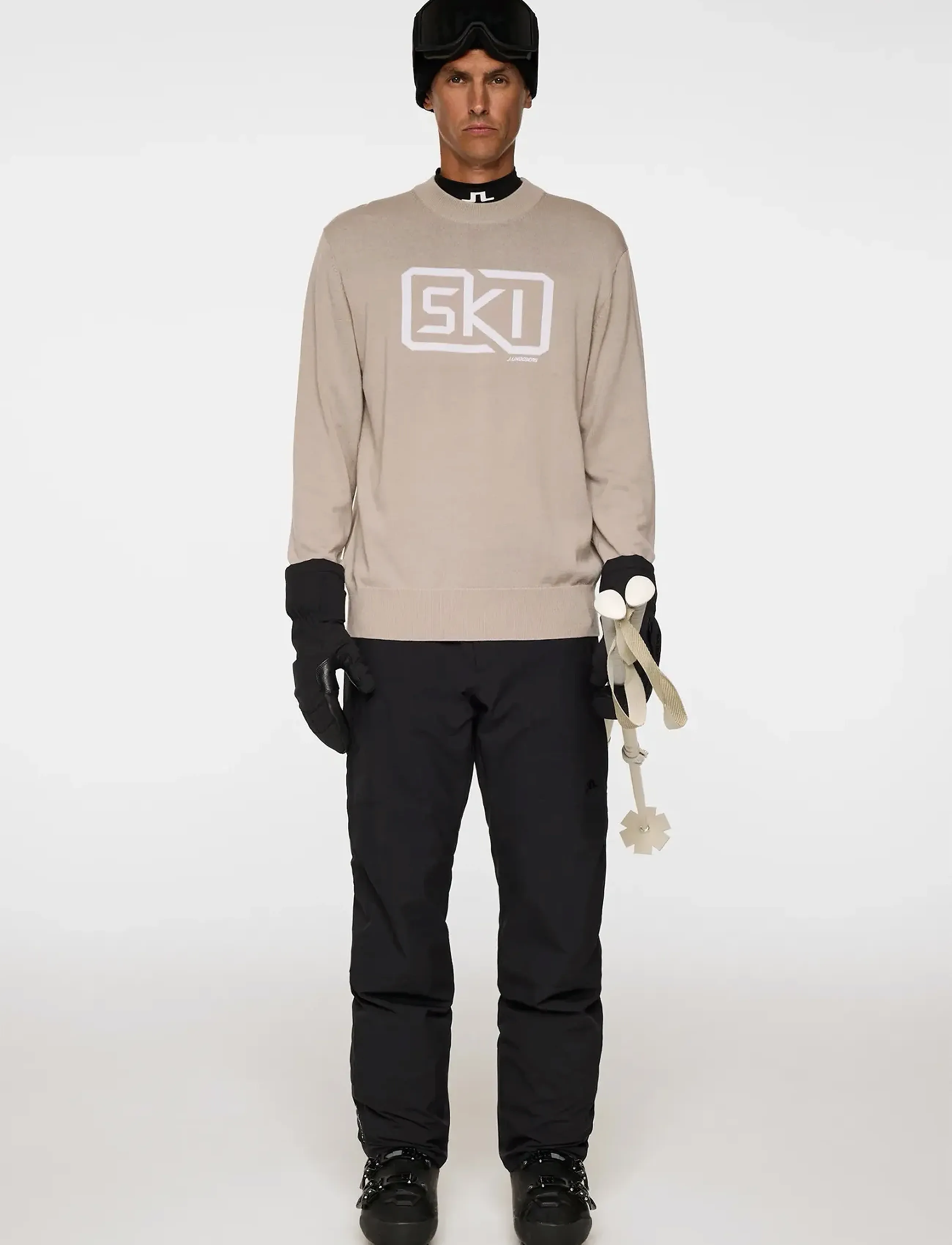 J. Lindeberg - William Knitted Sweater - sweatshirts - moonbeam - 4