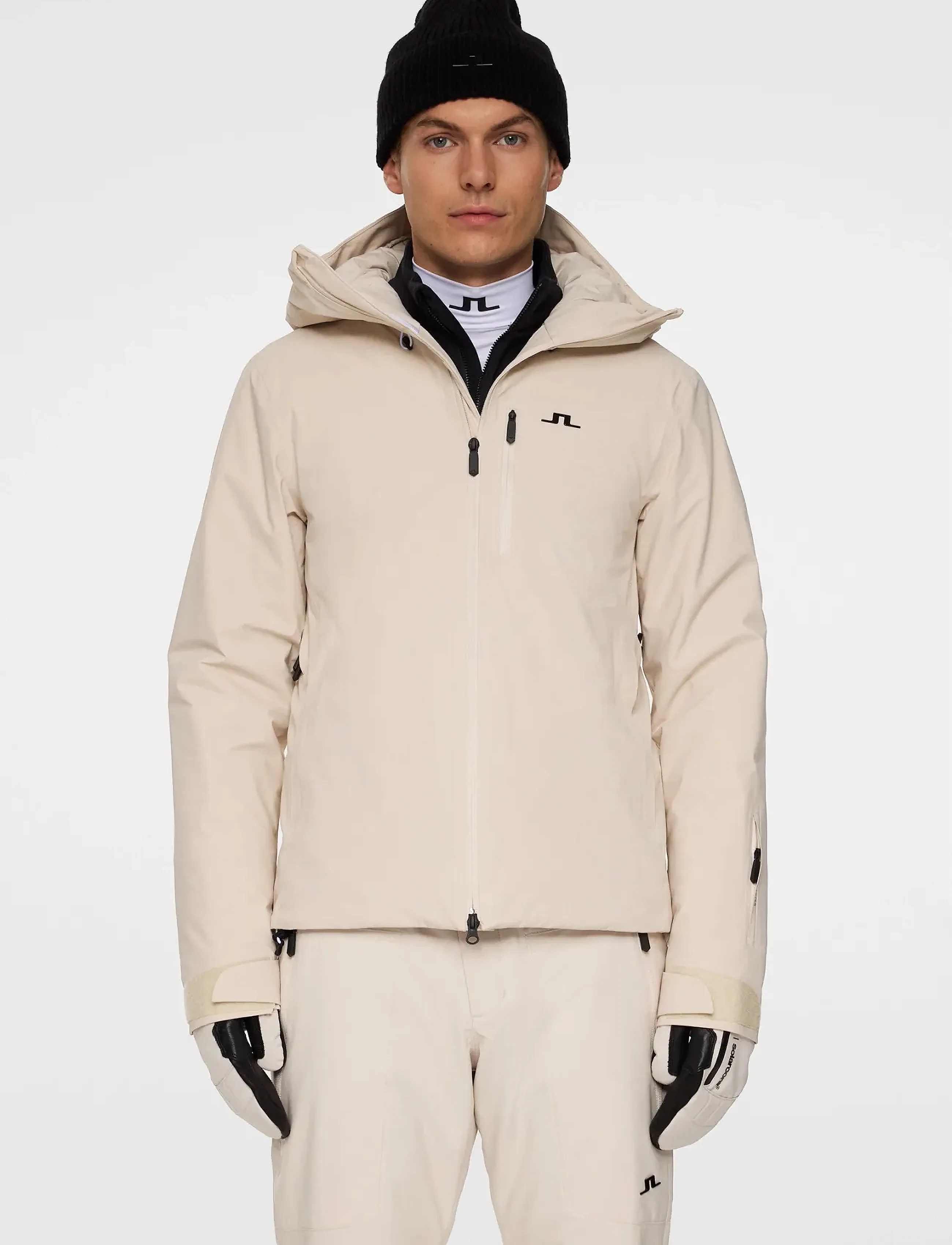 J. Lindeberg Alta Jacket, XXL, Beige, Sport Jackets > Sport Ski Jackets, Herre