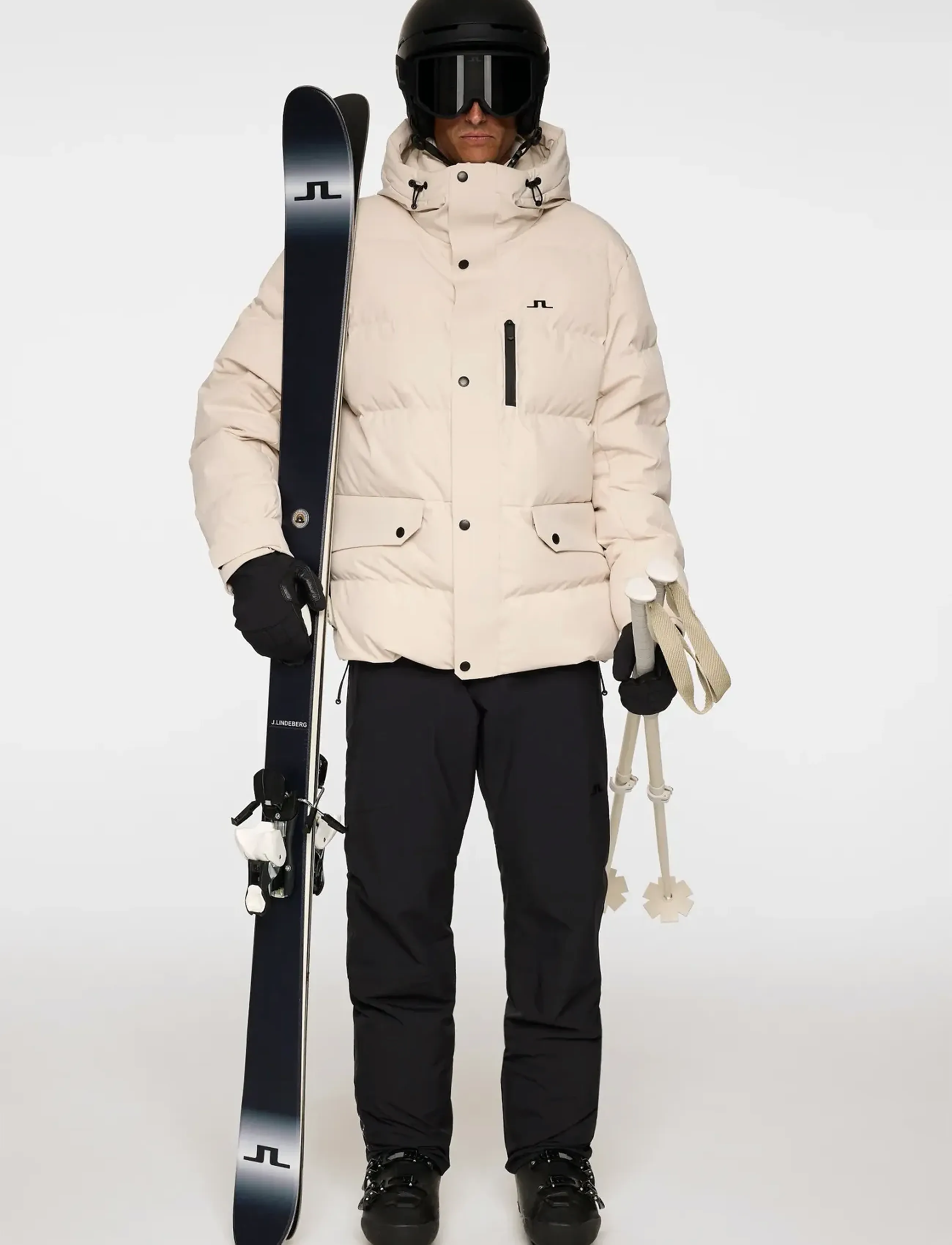 J. Lindeberg - Leo Down Jacket - skijacken - moonbeam - 4