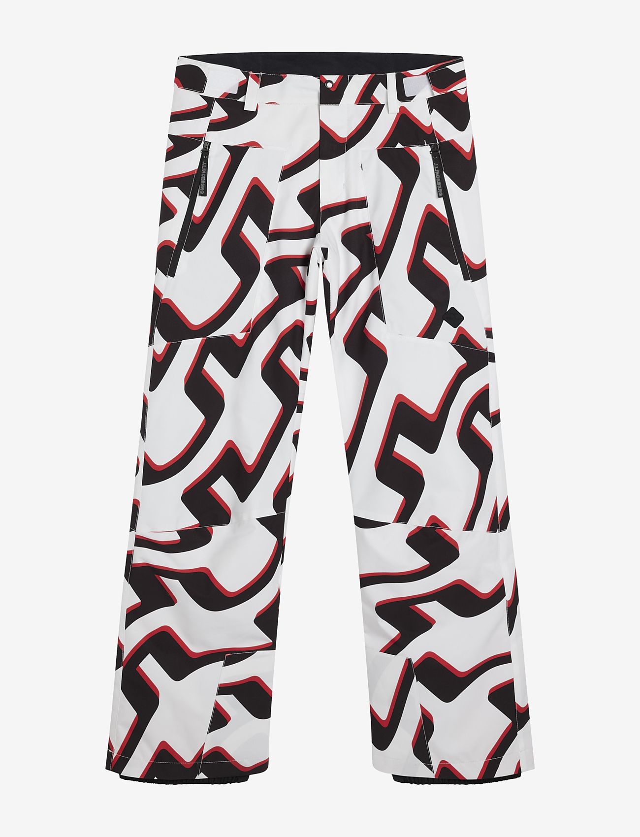 J. Lindeberg - Clarke Pant Printed - skiing pants - bridge wave xl white - 0