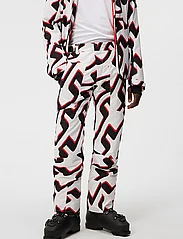 J. Lindeberg - Clarke Pant Printed - skiing pants - bridge wave xl white - 1