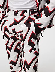 J. Lindeberg - Clarke Pant Printed - skiing pants - bridge wave xl white - 4