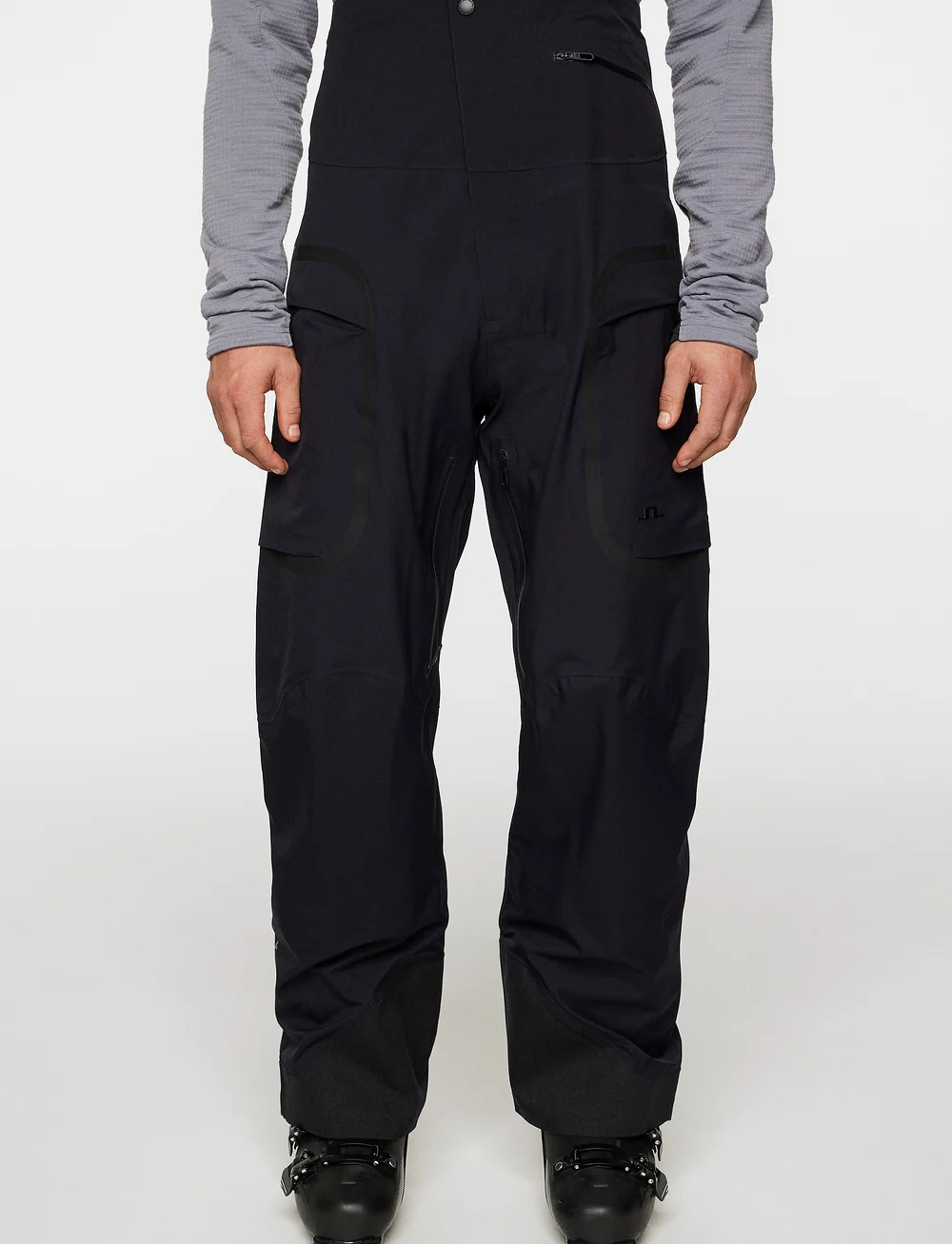 J. Lindeberg - High Grounds Shell Bib Pants - skibukser - black - 0