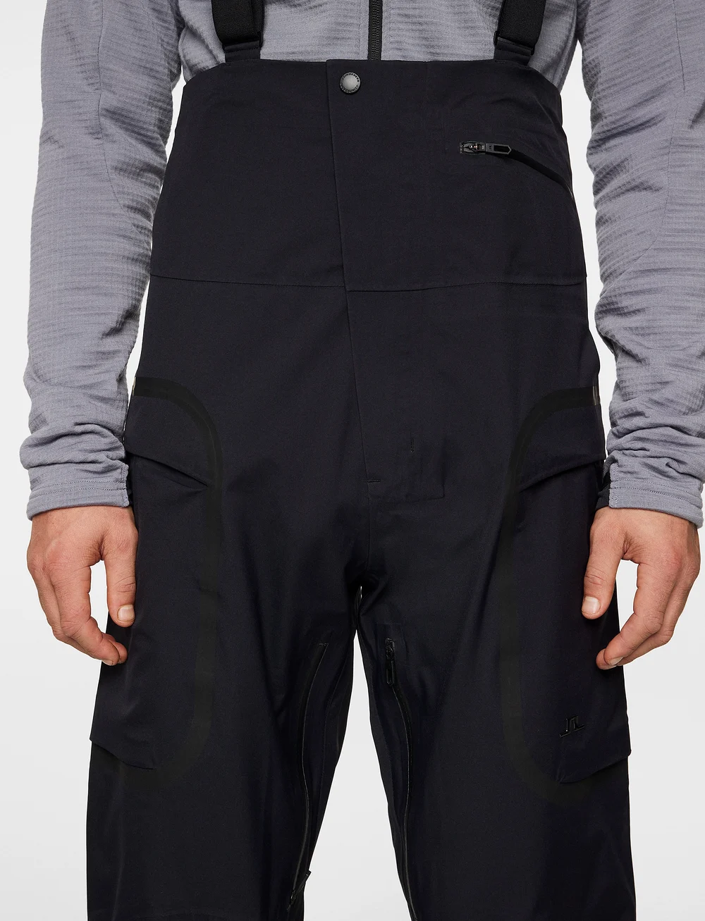 J. Lindeberg - High Grounds Shell Bib Pants - skibukser - black - 5