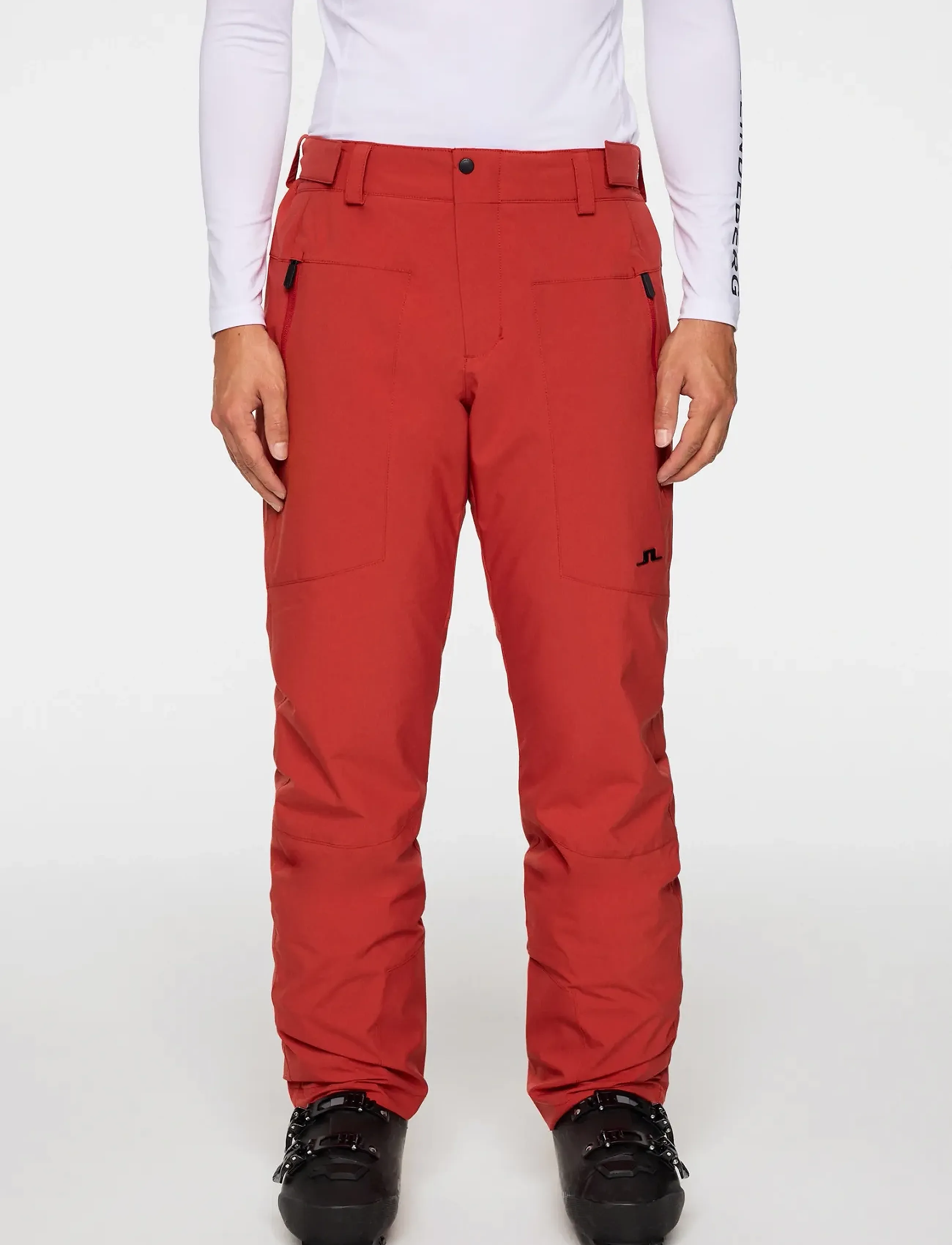 J. Lindeberg Clarke Pant, L, Sport Oberbekleidung, Rot - Ski Pants, Männerswear