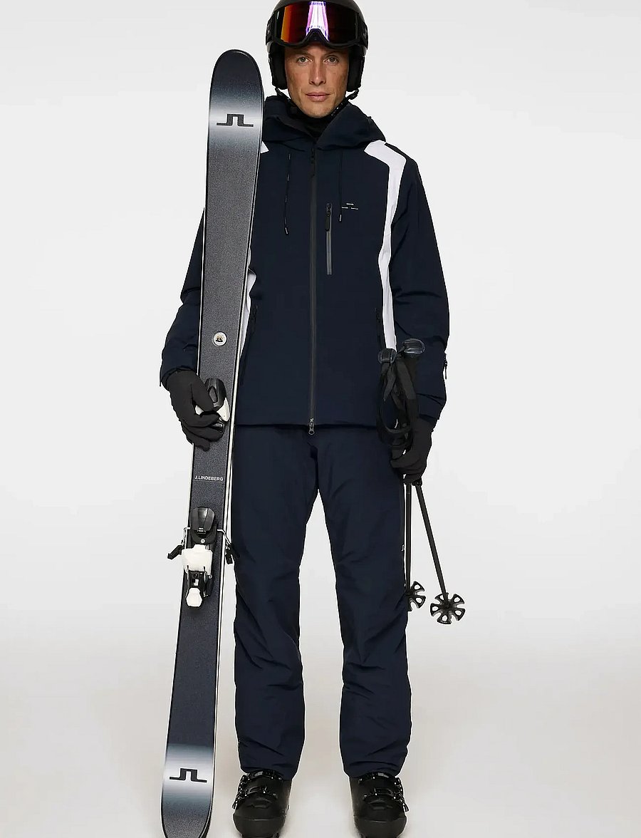 J. Lindeberg - Alta Suspender Pants - skidbyxor - jl navy - 4