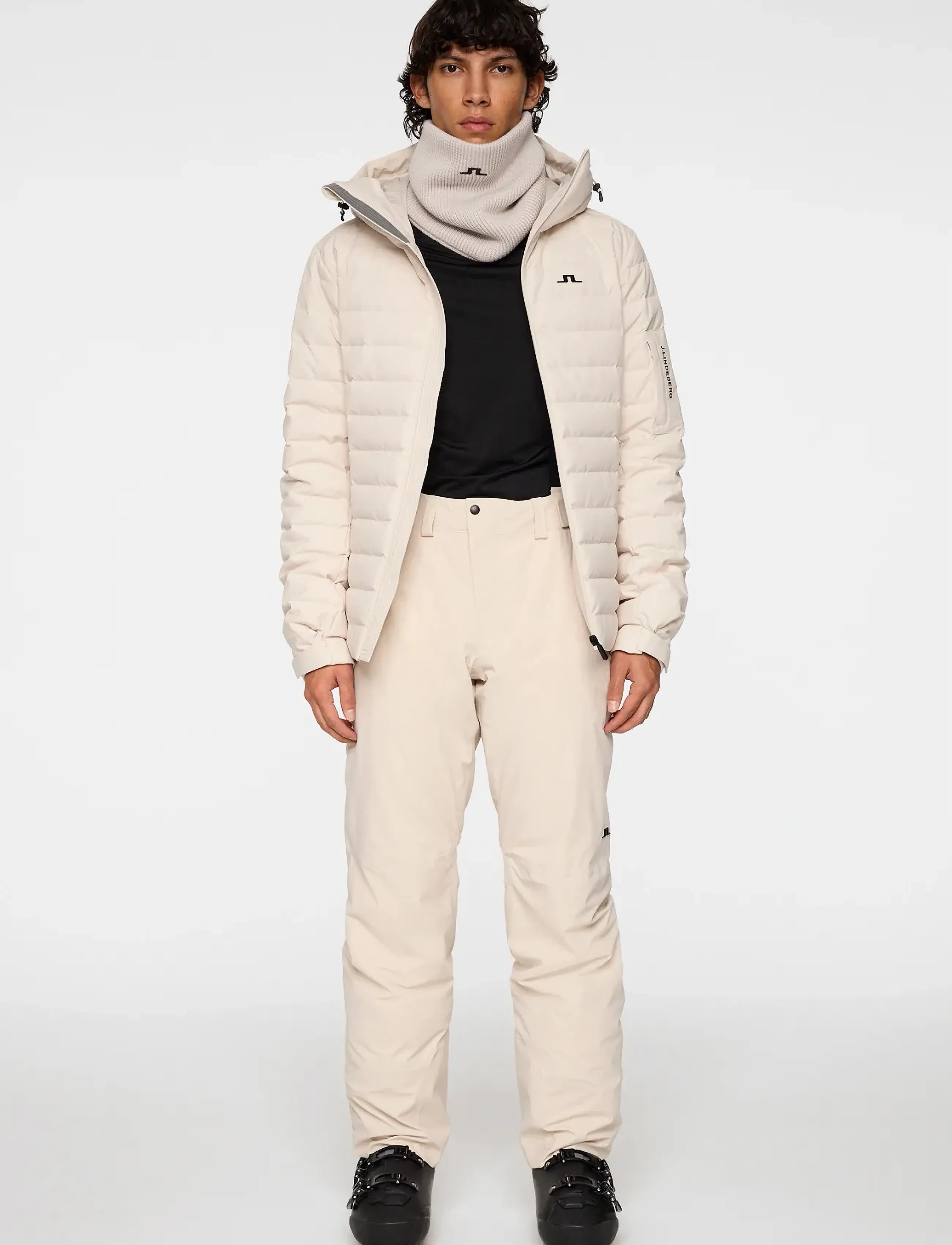 J. Lindeberg - Alta Suspender Pants - skibukser - moonbeam - 4