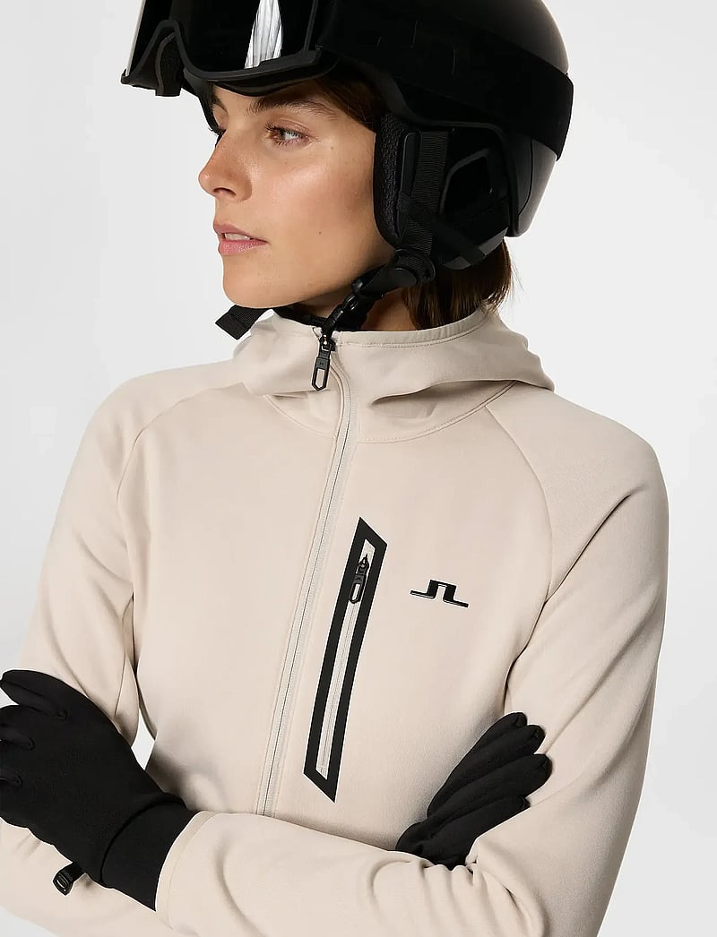 J. Lindeberg - Milly Polartec Hood - oberteile - moonbeam - 5