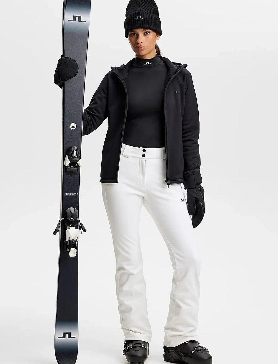 J. Lindeberg - PORTIA POLARTEC HOOD - huvtröjor - black - 3