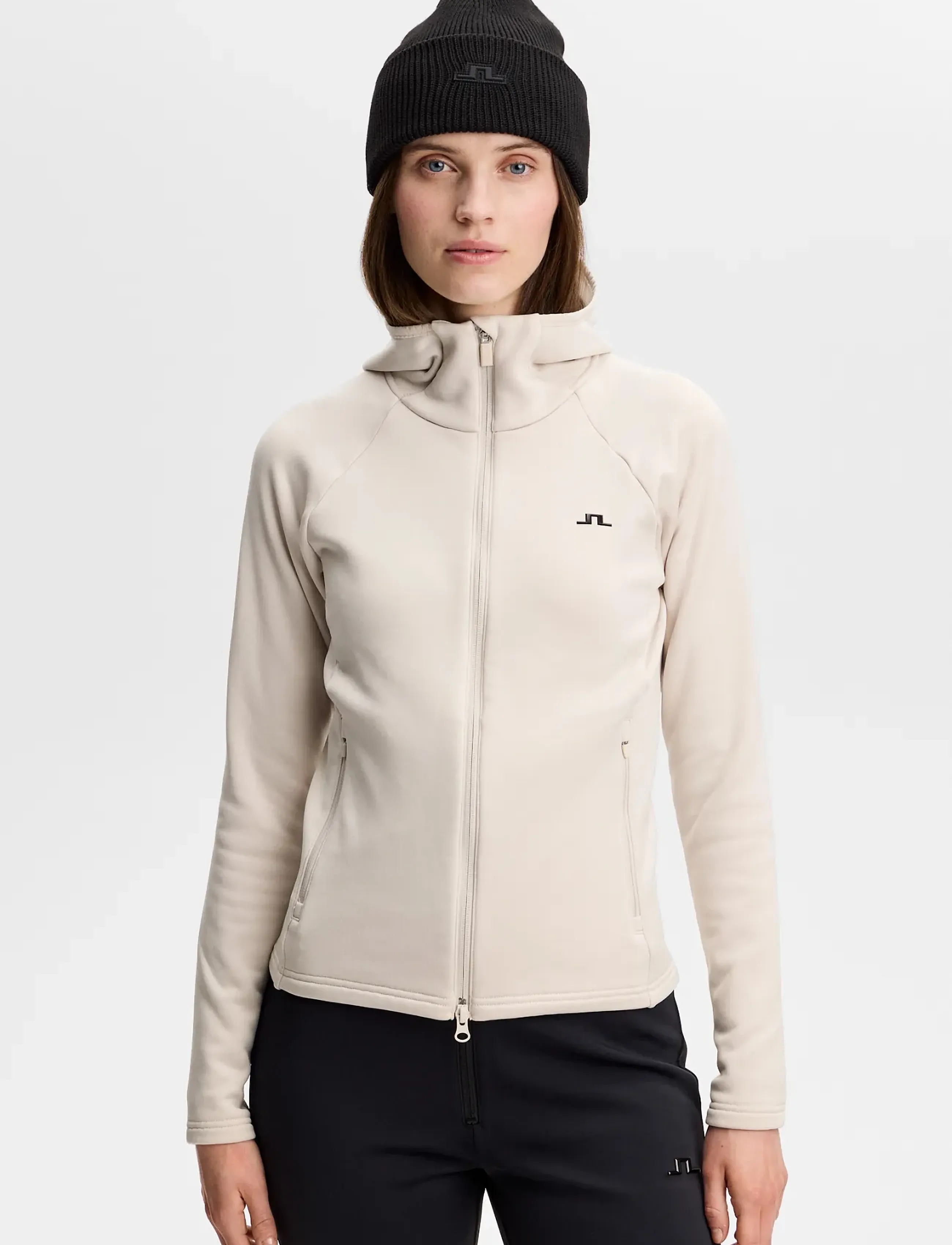 J. Lindeberg - PORTIA POLARTEC HOOD - kapuzenpullover - moonbeam - 0