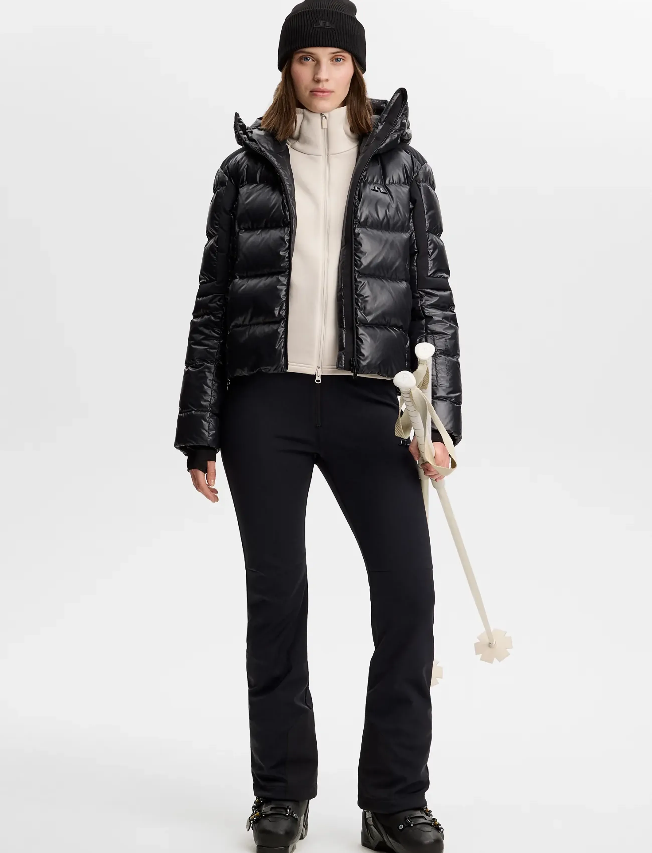 J. Lindeberg - PORTIA POLARTEC HOOD - kapuzenpullover - moonbeam - 4