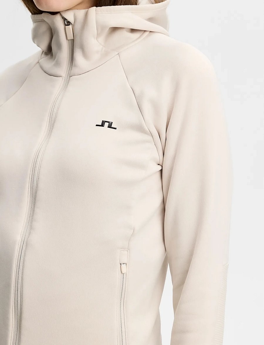 J. Lindeberg - PORTIA POLARTEC HOOD - kapuzenpullover - moonbeam - 5