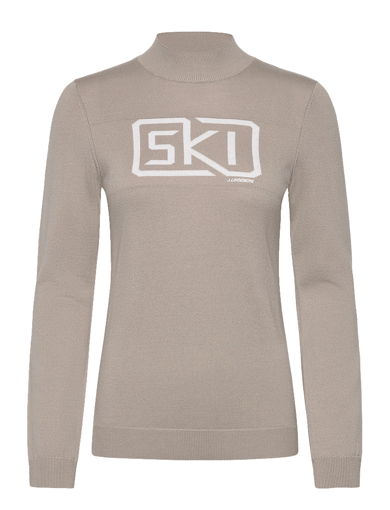 J. Lindeberg - Miracle Knitted Sweater - sweatshirts - moonbeam - 1