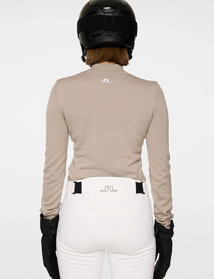 J. Lindeberg - Miracle Knitted Sweater - sweatshirts - moonbeam - 3