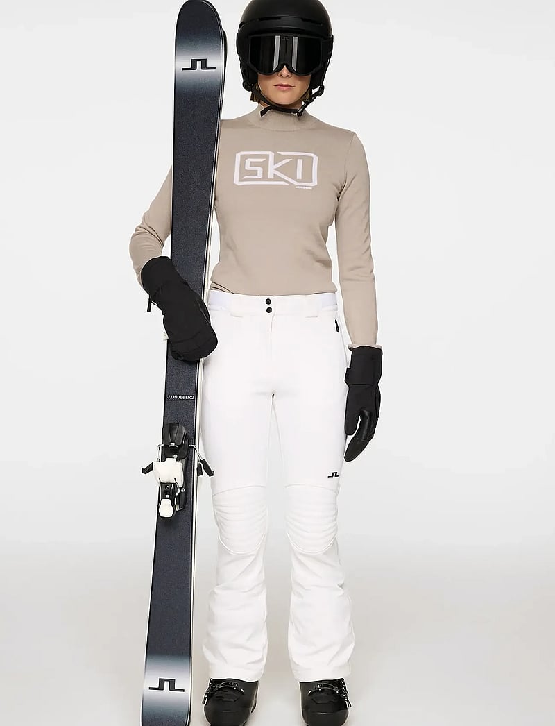 J. Lindeberg - Miracle Knitted Sweater - sweatshirts - moonbeam - 4