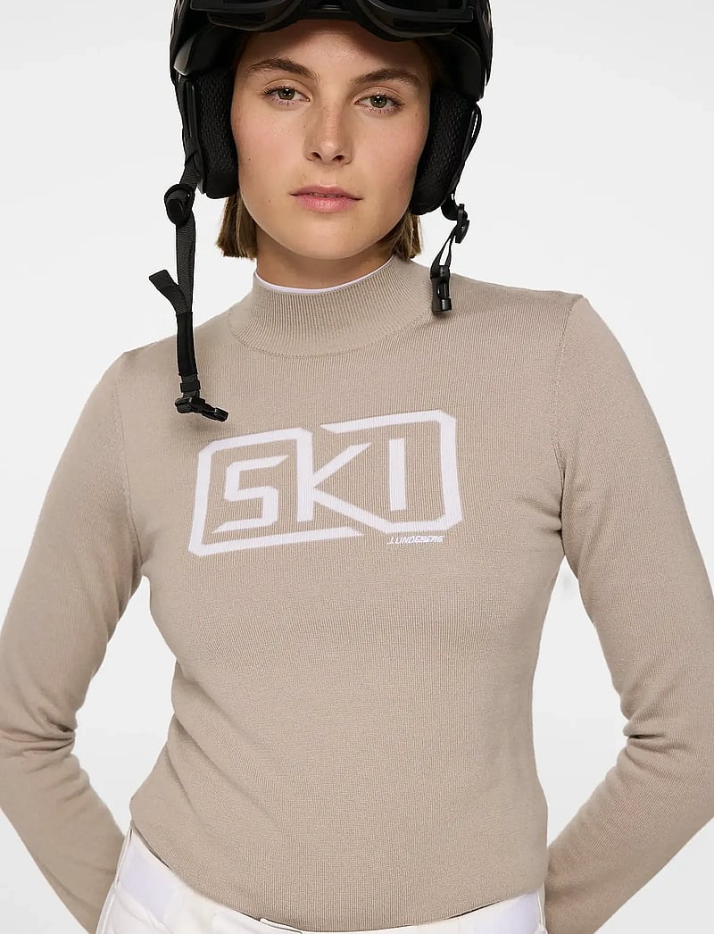 J. Lindeberg - Miracle Knitted Sweater - sweatshirts - moonbeam - 5