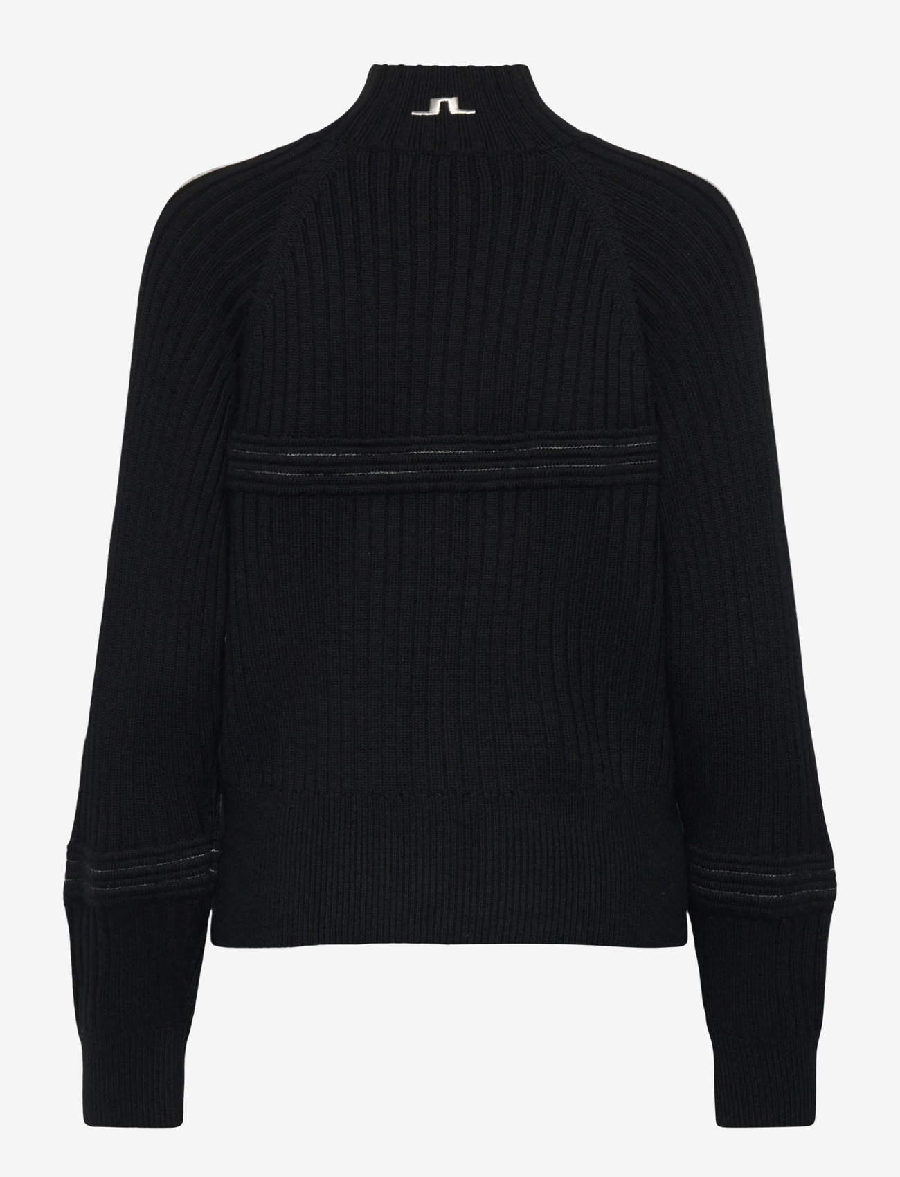 J. Lindeberg - Nora Knitted Sweater - dressipluusid ja pusad - black - 2