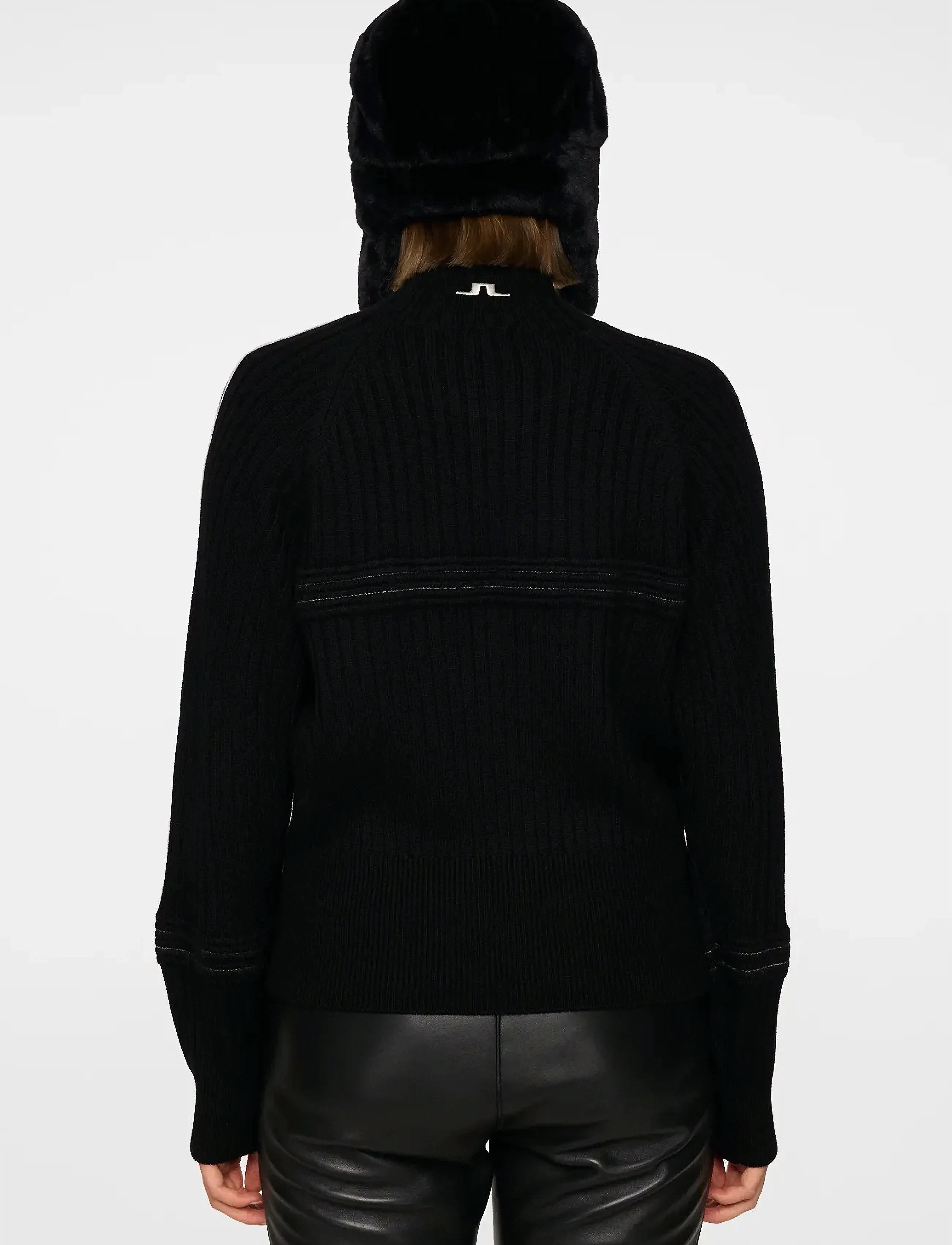 J. Lindeberg - Nora Knitted Sweater - habits tricotés - black - 3