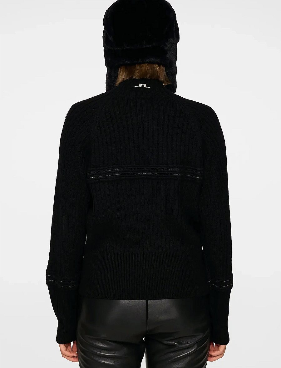 J. Lindeberg - Nora Knitted Sweater - habits tricotés - black - 3