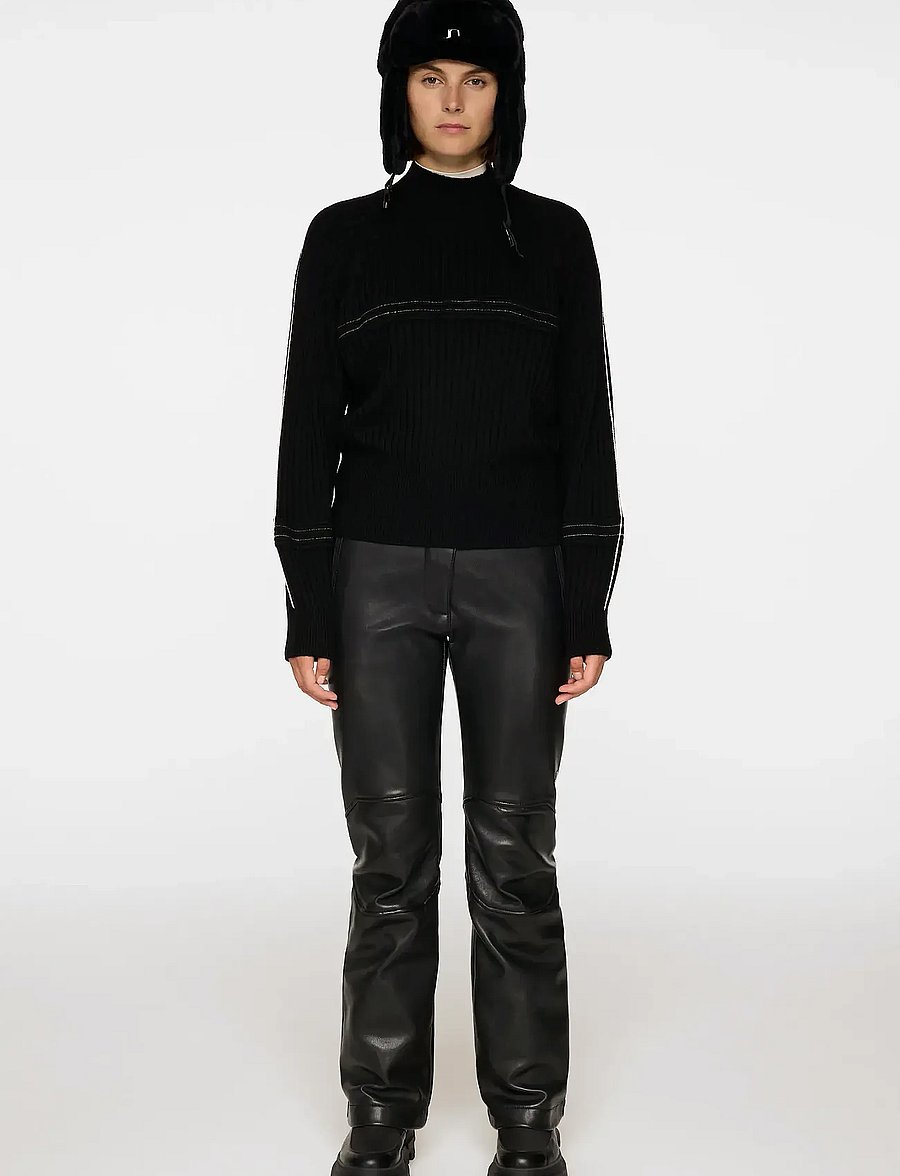 J. Lindeberg - Nora Knitted Sweater - habits tricotés - black - 4
