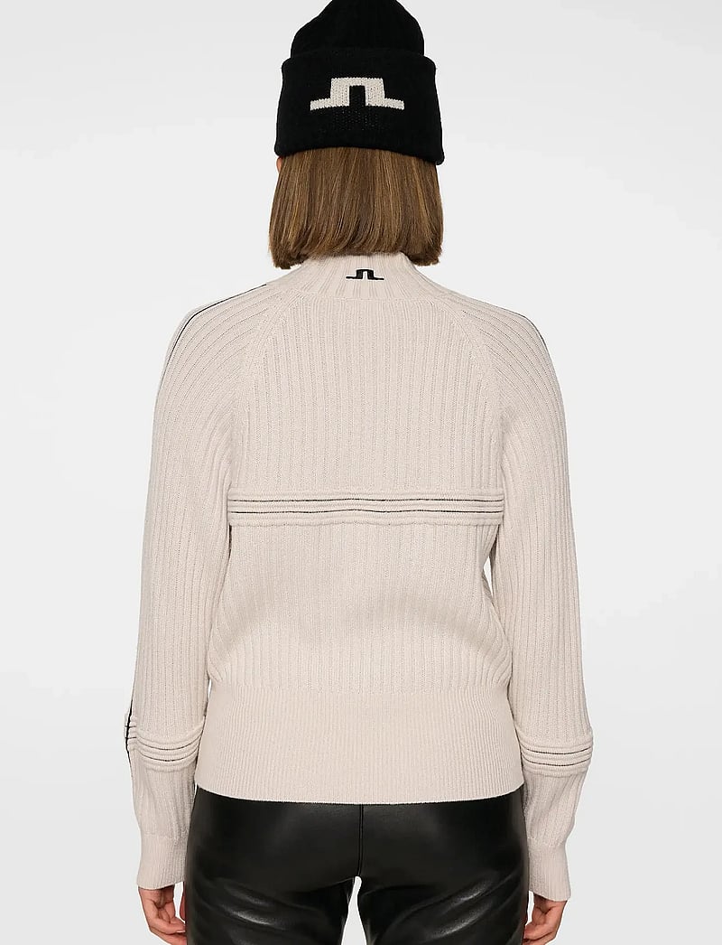 J. Lindeberg - Nora Knitted Sweater - sweatshirts - moonbeam - 3