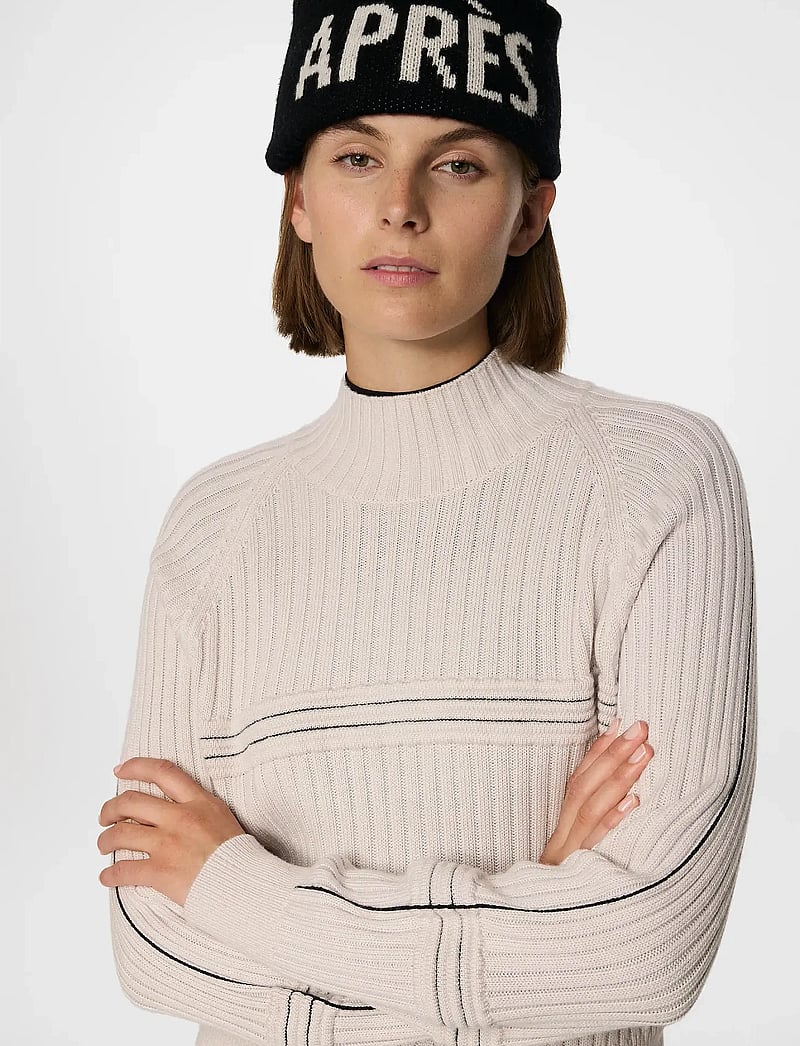 J. Lindeberg - Nora Knitted Sweater - sweatshirts - moonbeam - 5