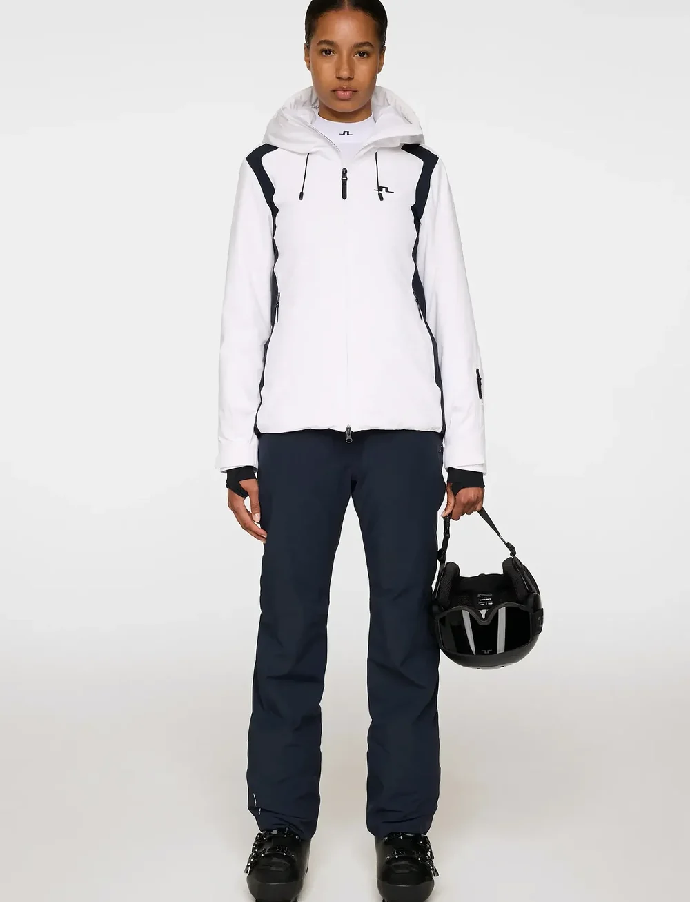 J. Lindeberg - Elma Jacket - skitøj - white - 4