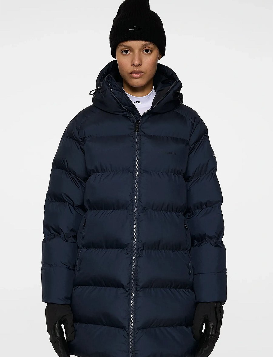 J. Lindeberg - Baryl Padded Parka - vinterjakker - jl navy - 0
