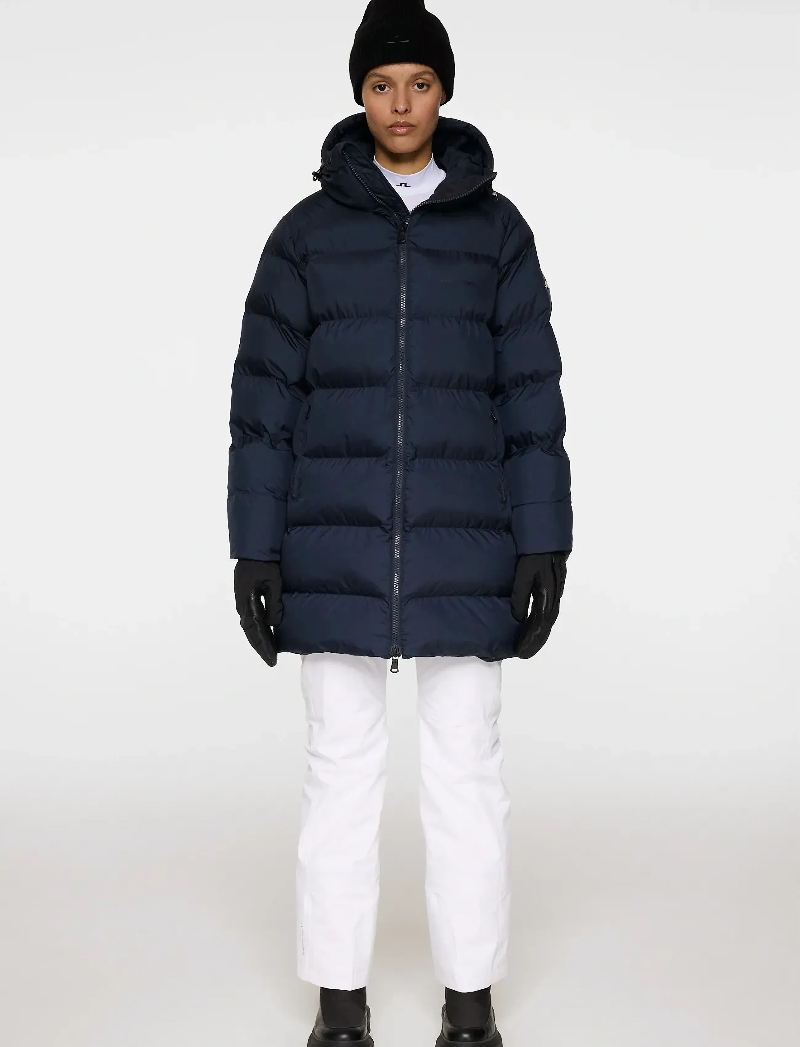 J. Lindeberg - Baryl Padded Parka - vinterjakker - jl navy - 4