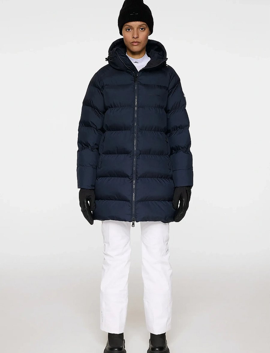 J. Lindeberg - Baryl Padded Parka - vinterjakker - jl navy - 4