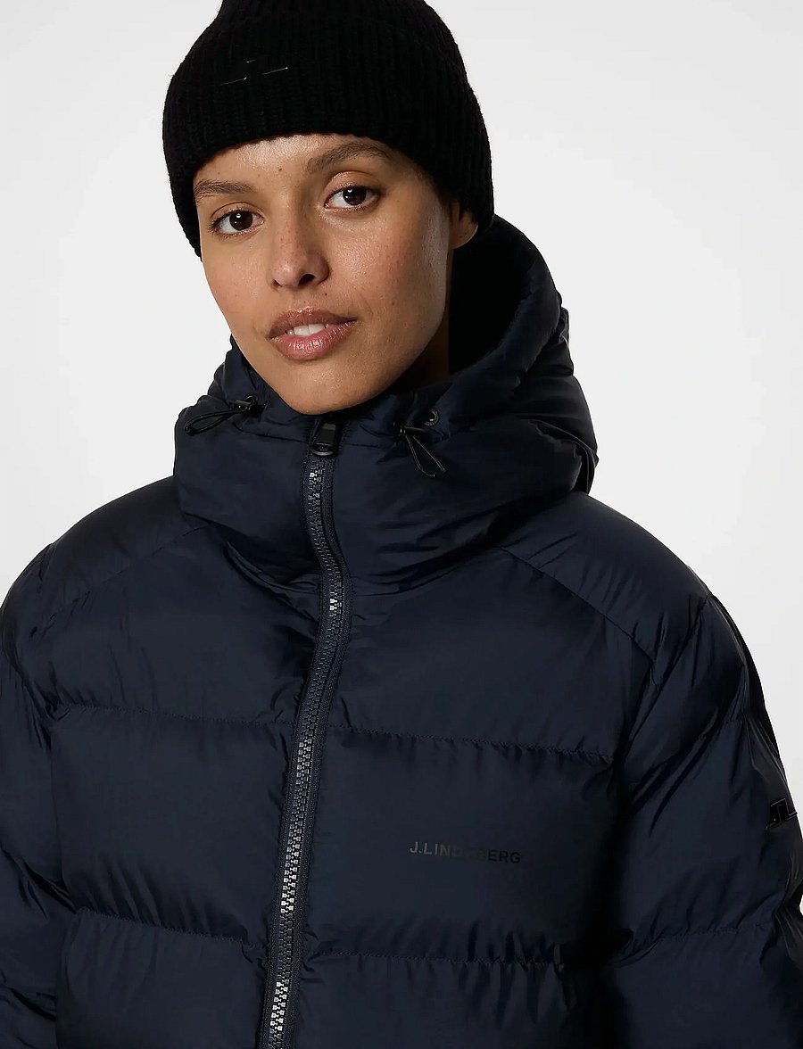 J. Lindeberg - Baryl Padded Parka - vinterjakker - jl navy - 5