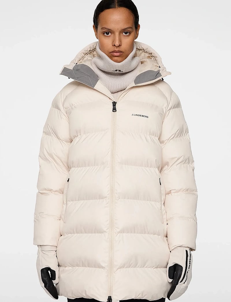 J. Lindeberg - Baryl Padded Parka - parkad - moonbeam - 0