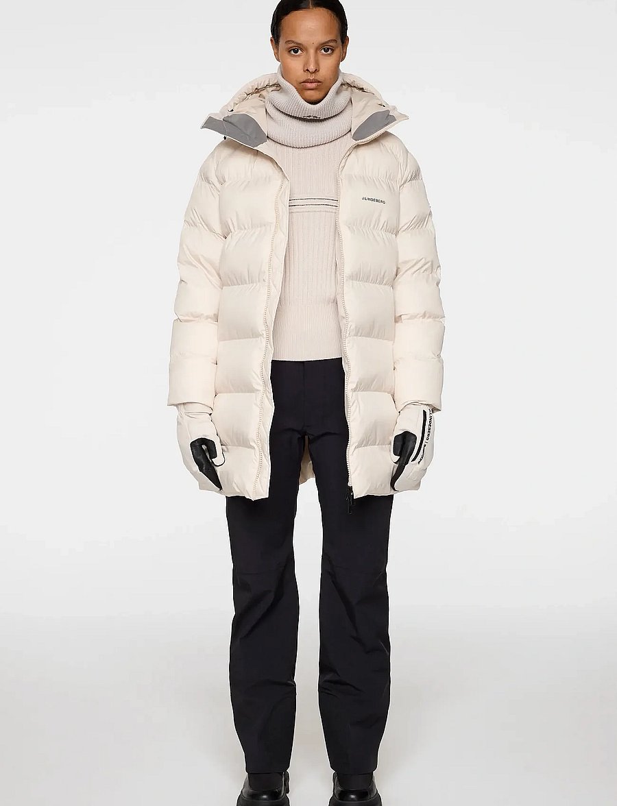 J. Lindeberg - Baryl Padded Parka - winterjacken - moonbeam - 4