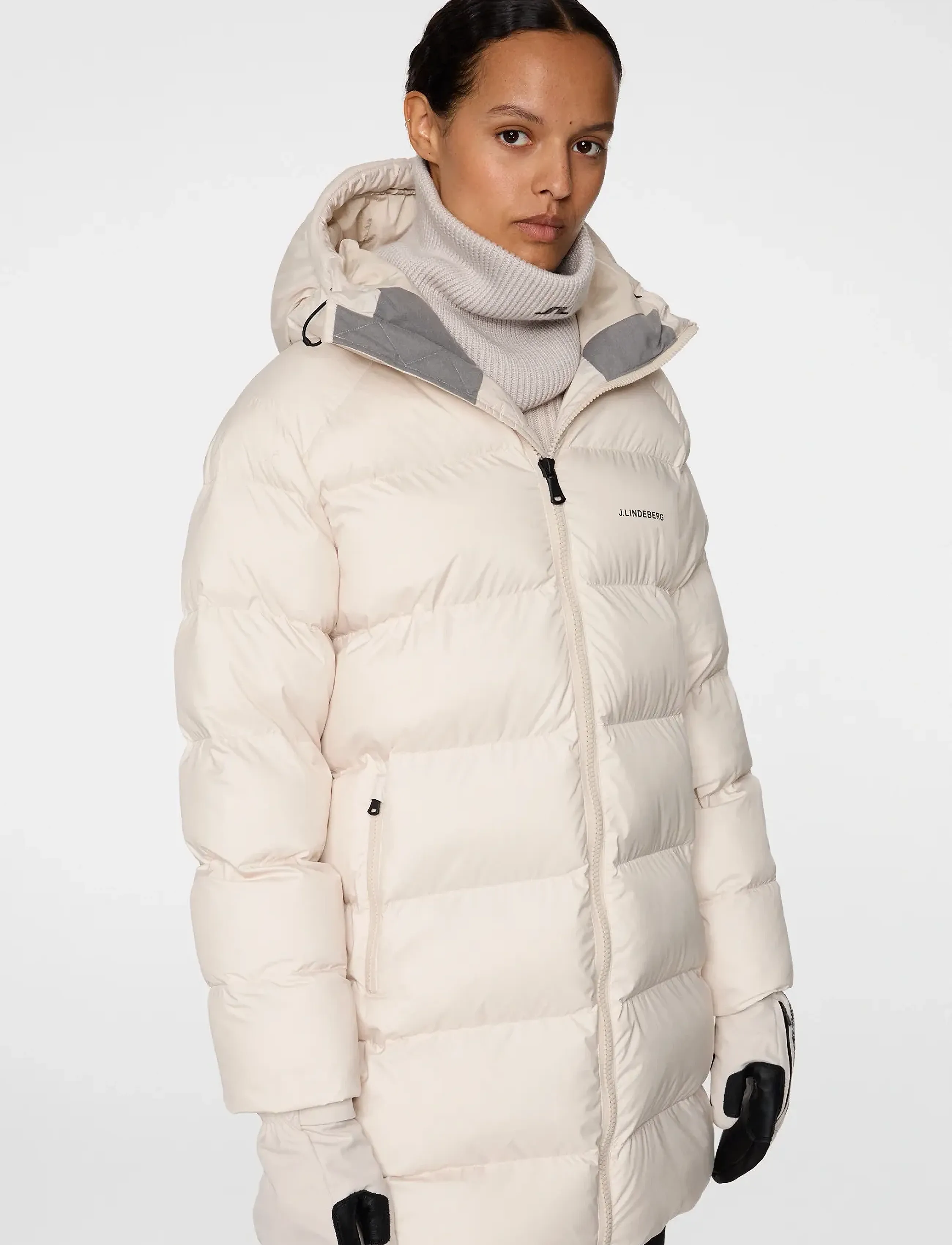 J. Lindeberg - Baryl Padded Parka - winterjacken - moonbeam - 5