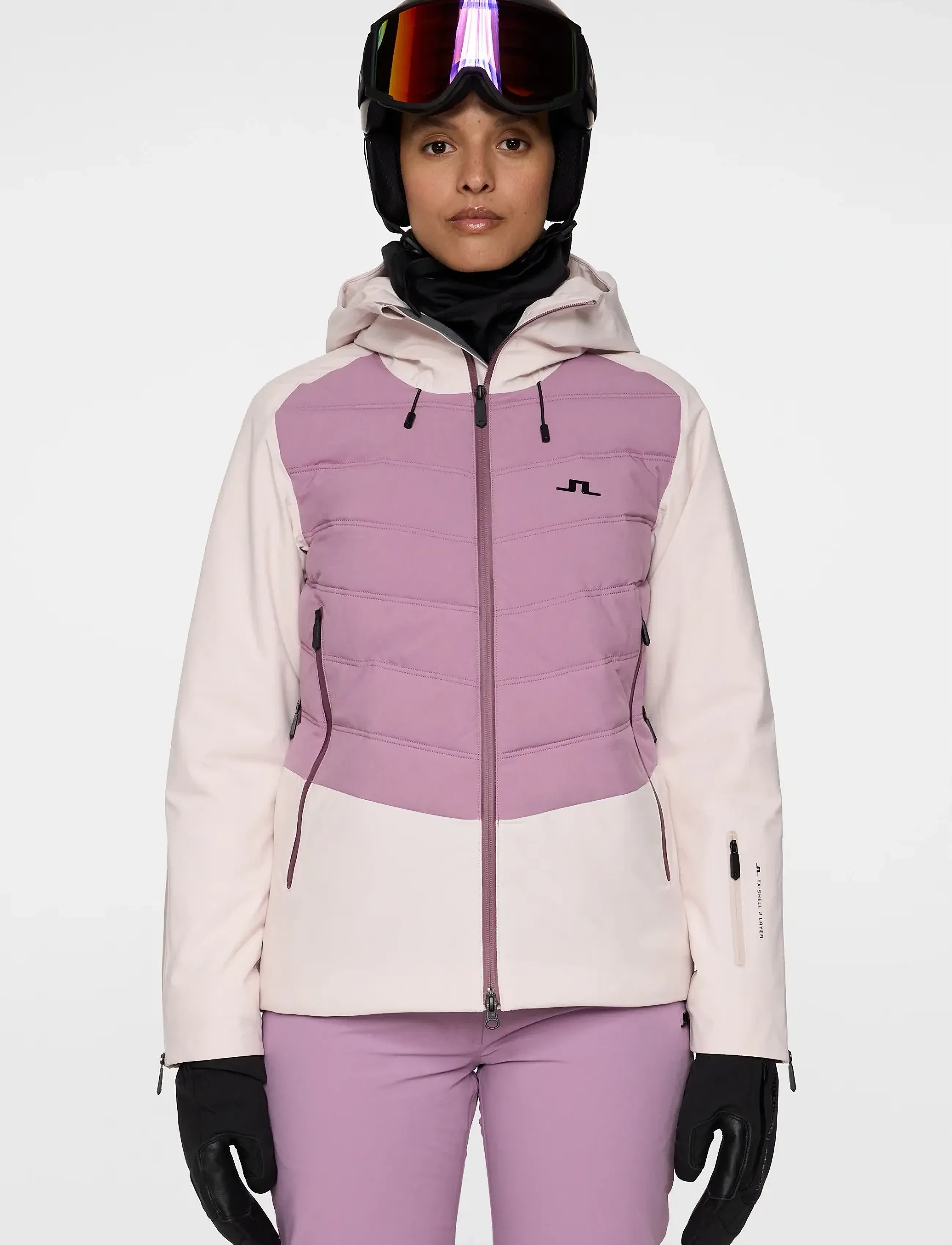 J. Lindeberg Hedwig Jacket, M, Pink, Sport Jackets > Sport Ski Jackets, Dame