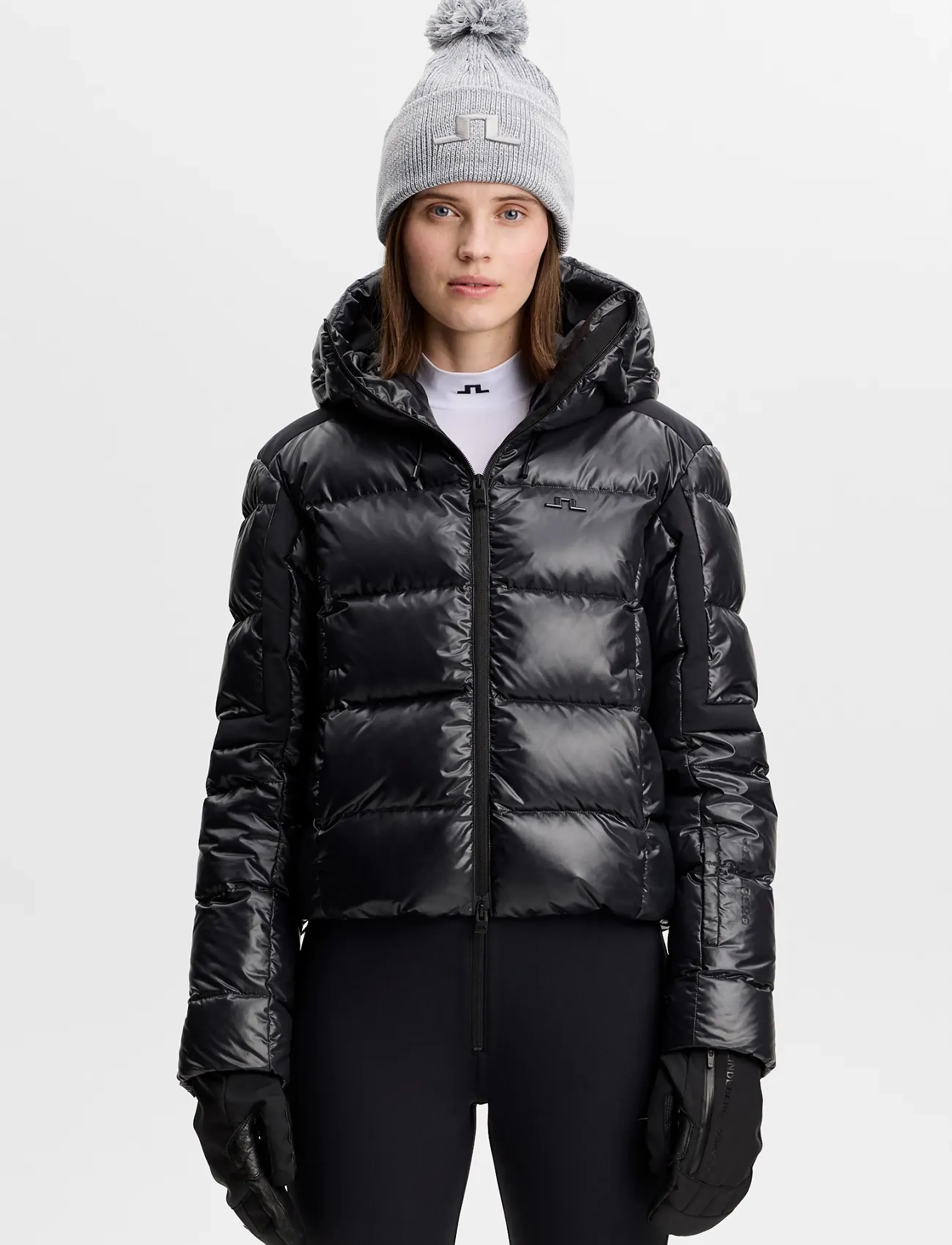 J. Lindeberg - NERINA DOWN JACKET - skidkläder - black - 0