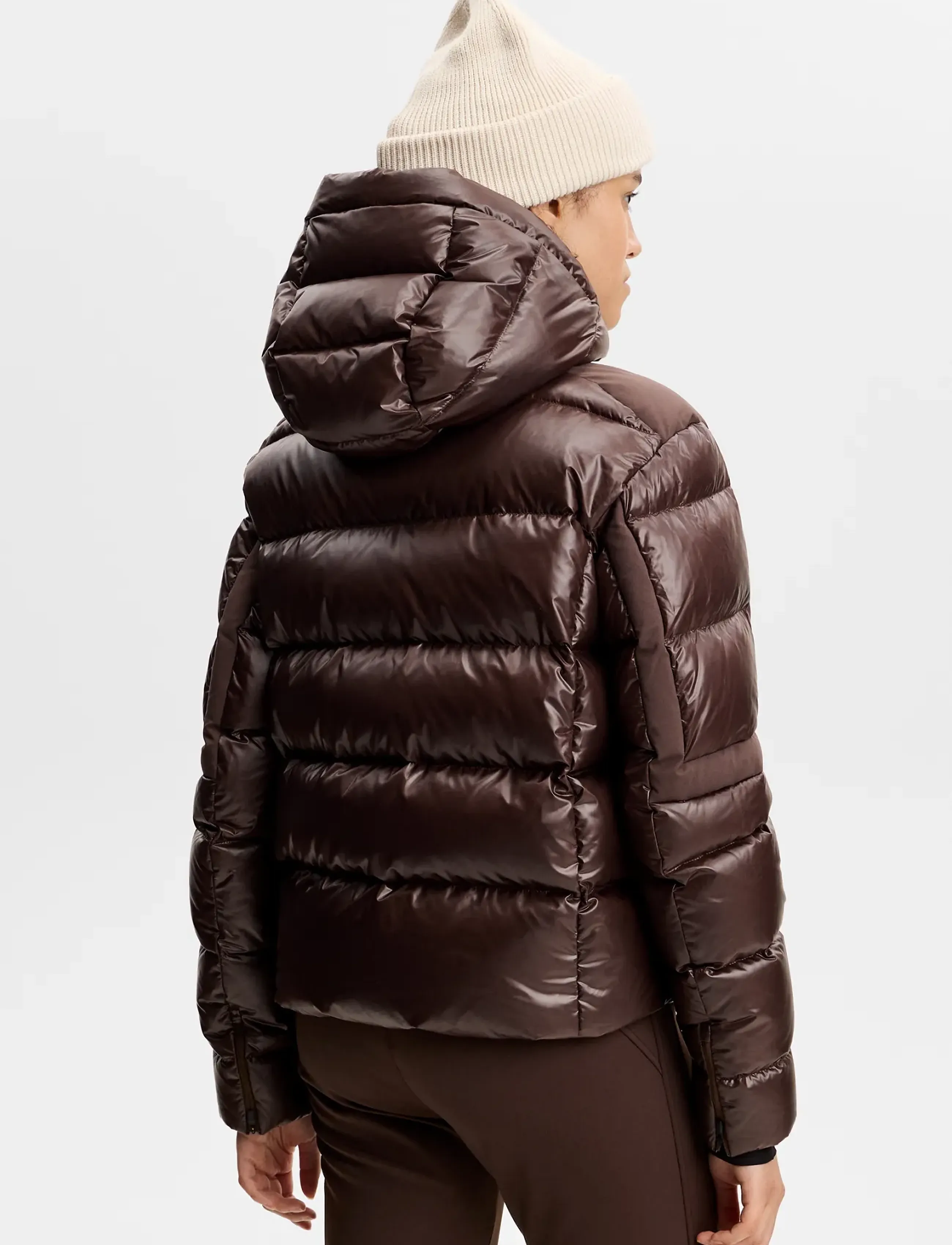 J. Lindeberg - NERINA DOWN JACKET - ski wear - seal brown - 3