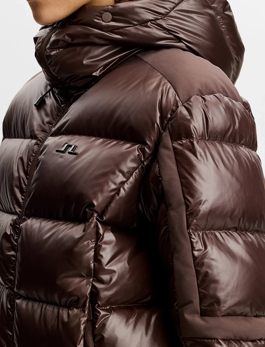 J. Lindeberg - NERINA DOWN JACKET - ski-kleidung - seal brown - 5