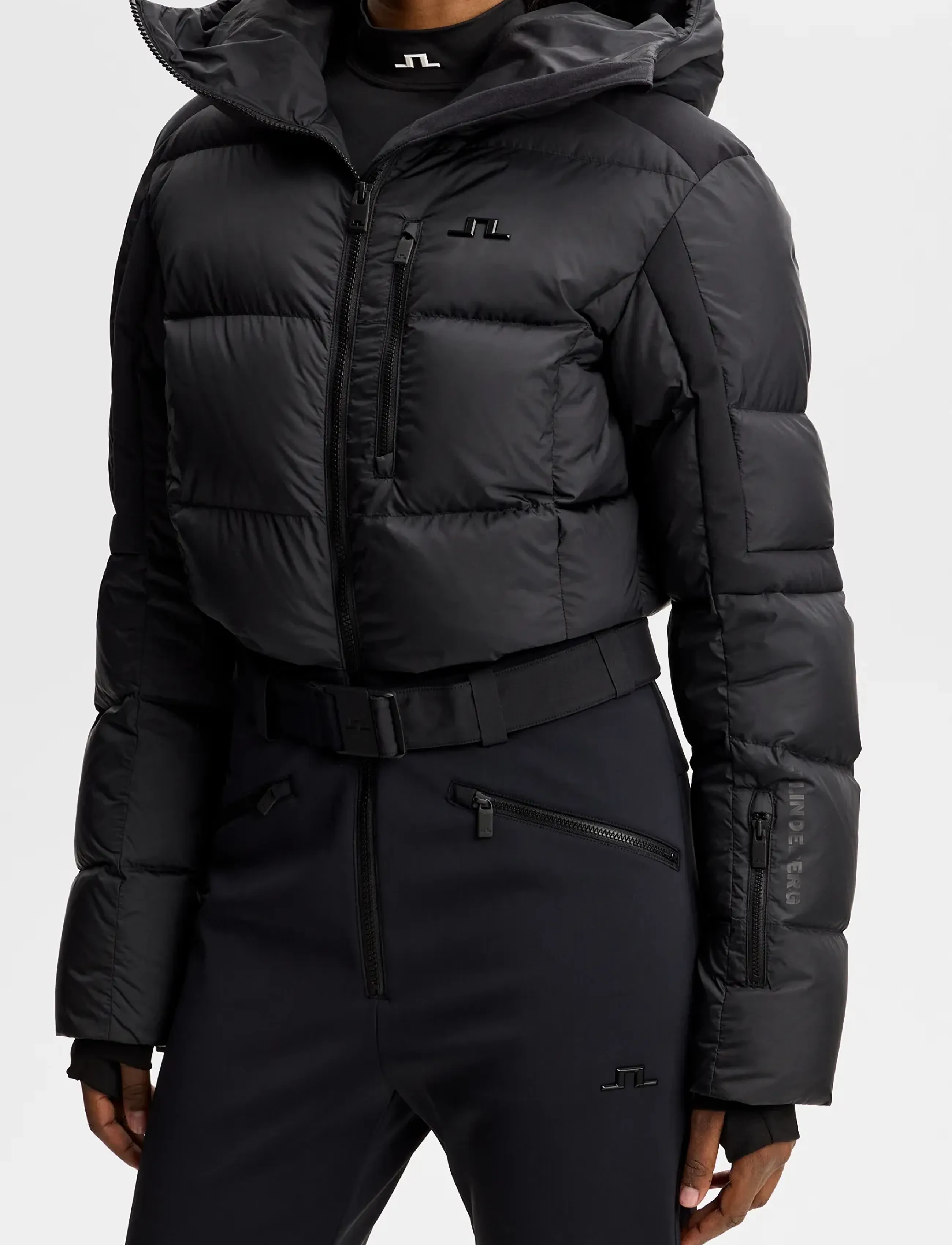 J. Lindeberg - SOLEIL DOWN ONE PIECE - black - 4