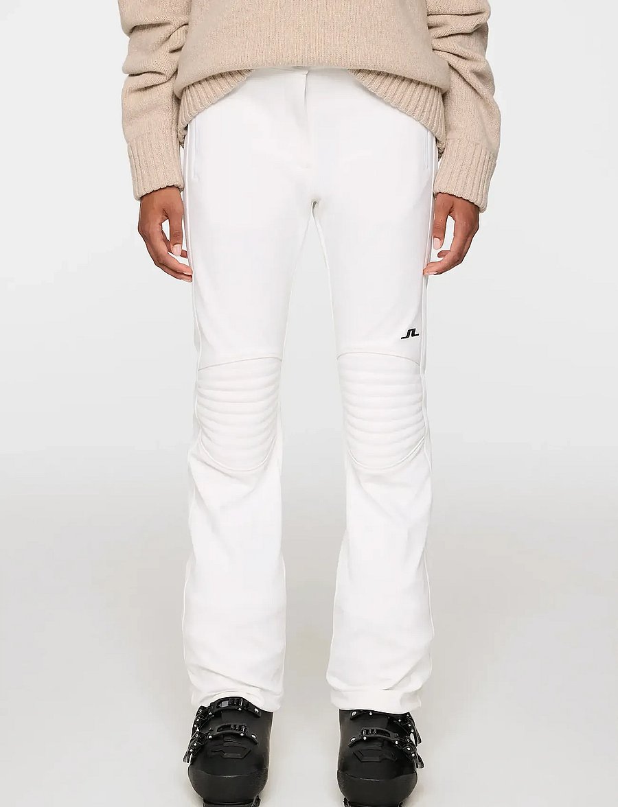 J. Lindeberg - W Stanford Softshell Ski Pant - ski broek - white - 0