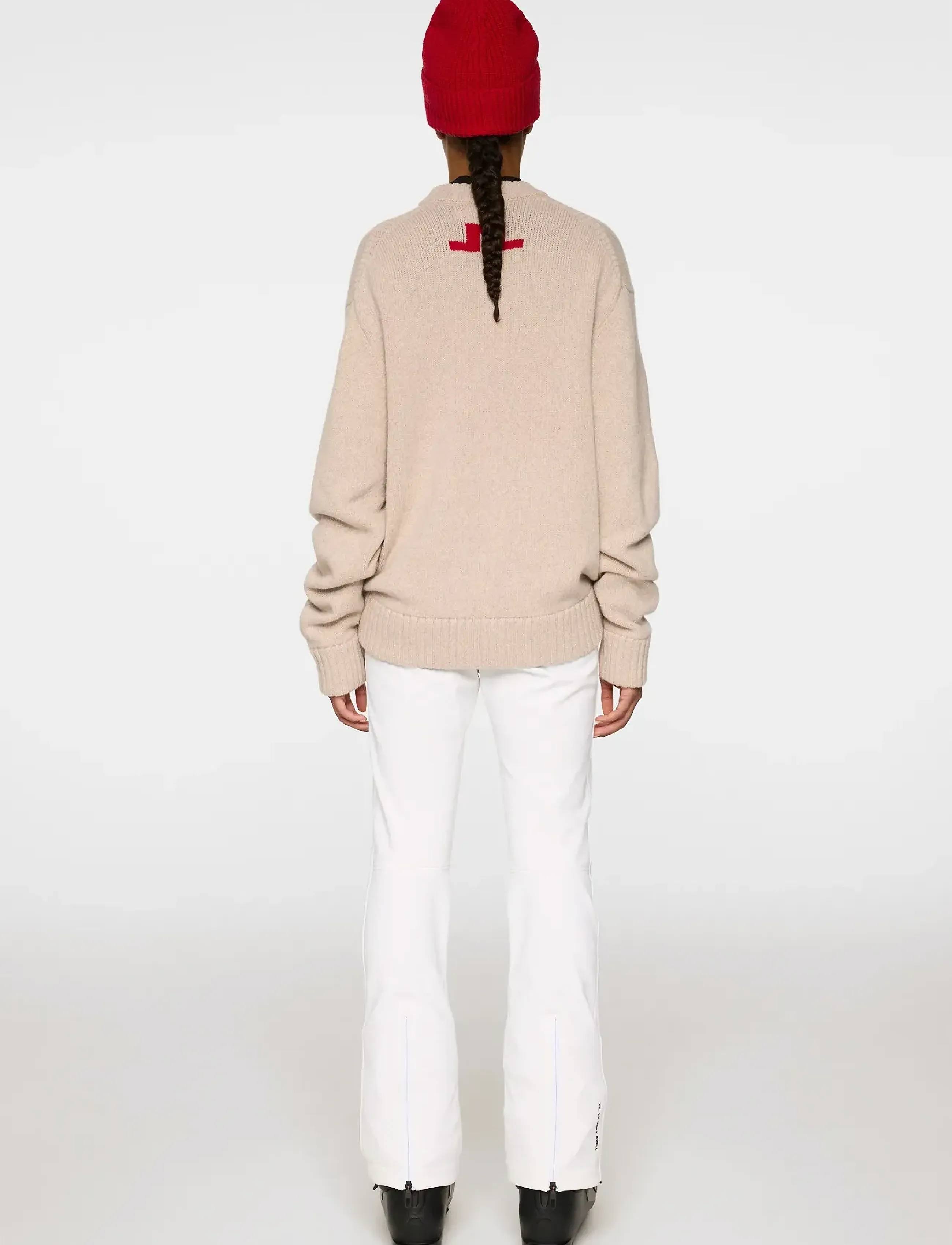 J. Lindeberg - W Stanford Softshell Ski Pant - ski wear - white - 3