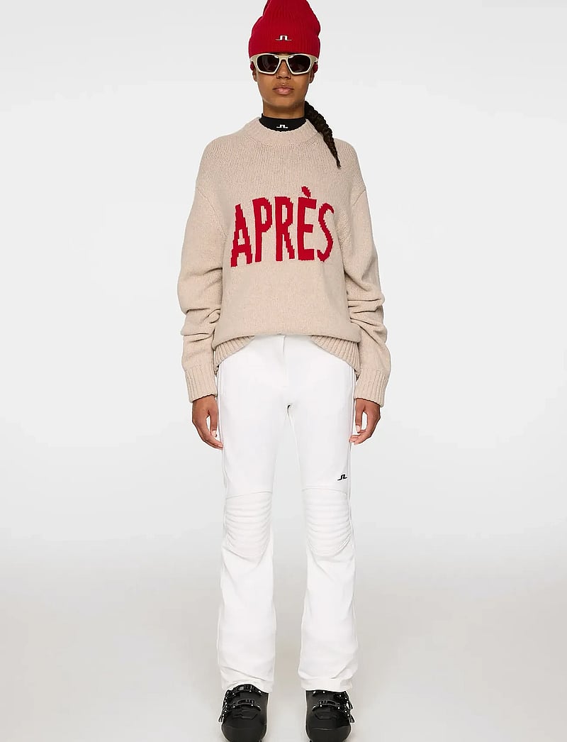 J. Lindeberg - W Stanford Softshell Ski Pant - suusariietus - white - 4