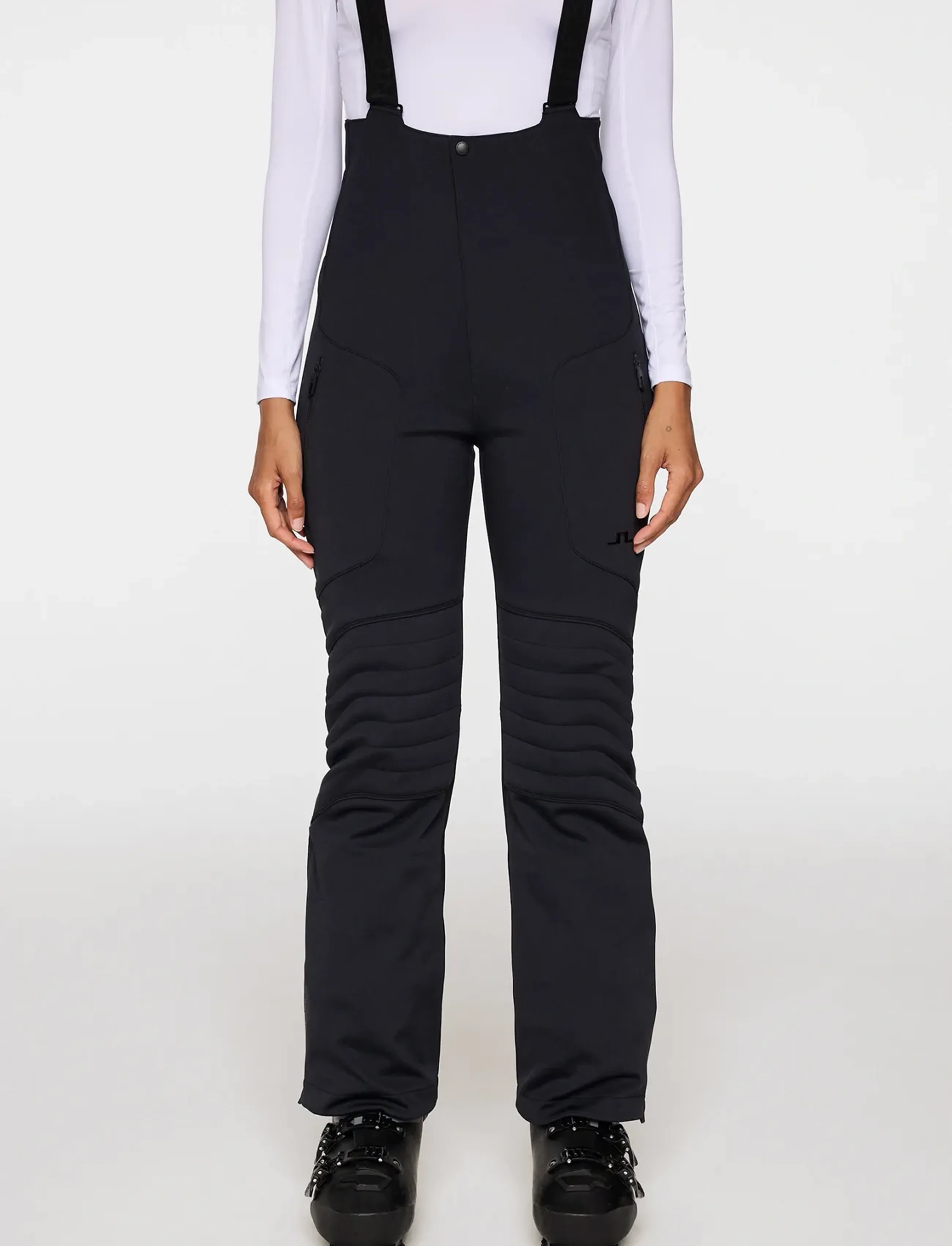J. Lindeberg W Stanford Pro Bib Ski Pant, L, Black, Sport Overtøj > Sport Ski Pants, Dame