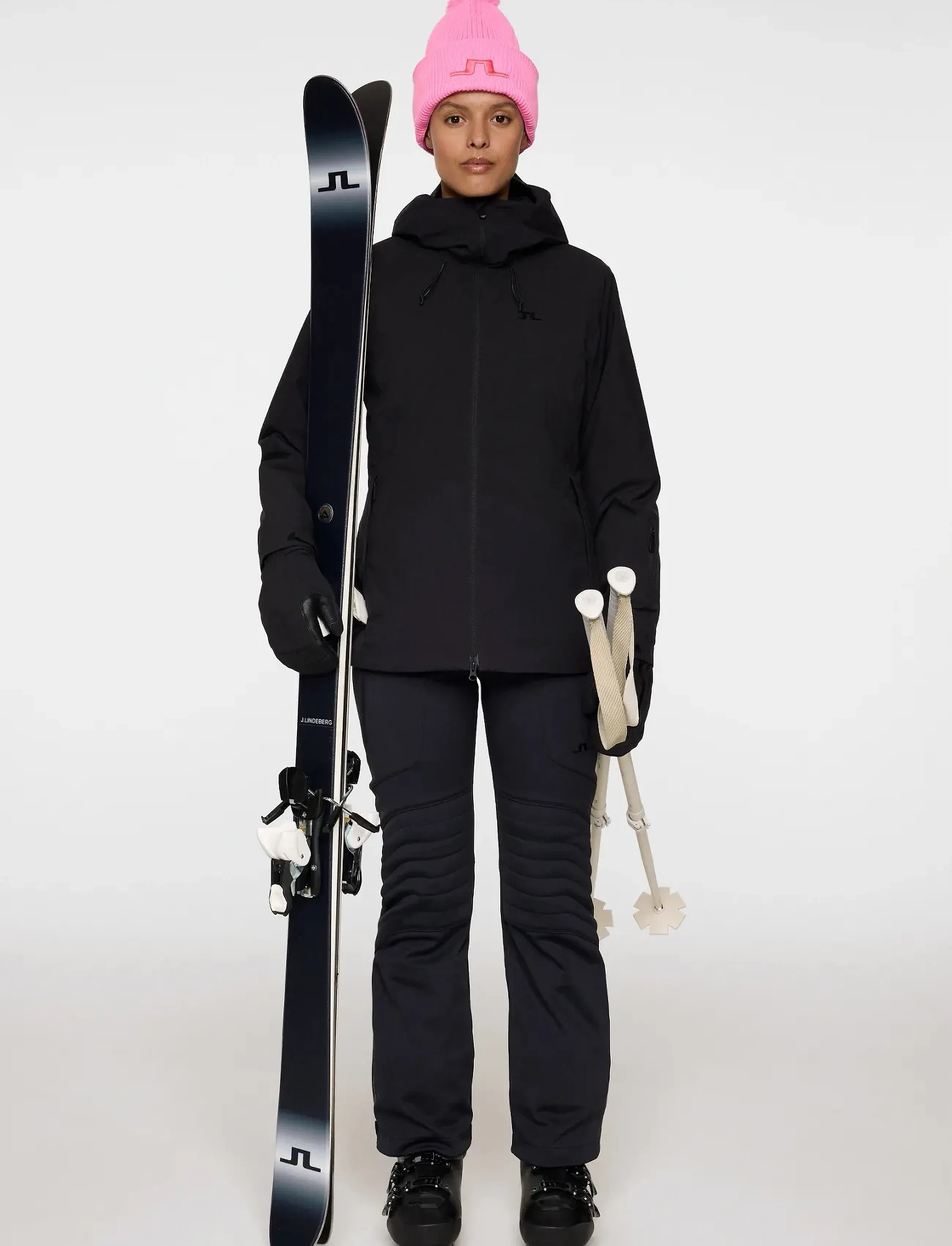 J. Lindeberg - W Stanford Pro Bib Ski Pant - ski wear - black - 4