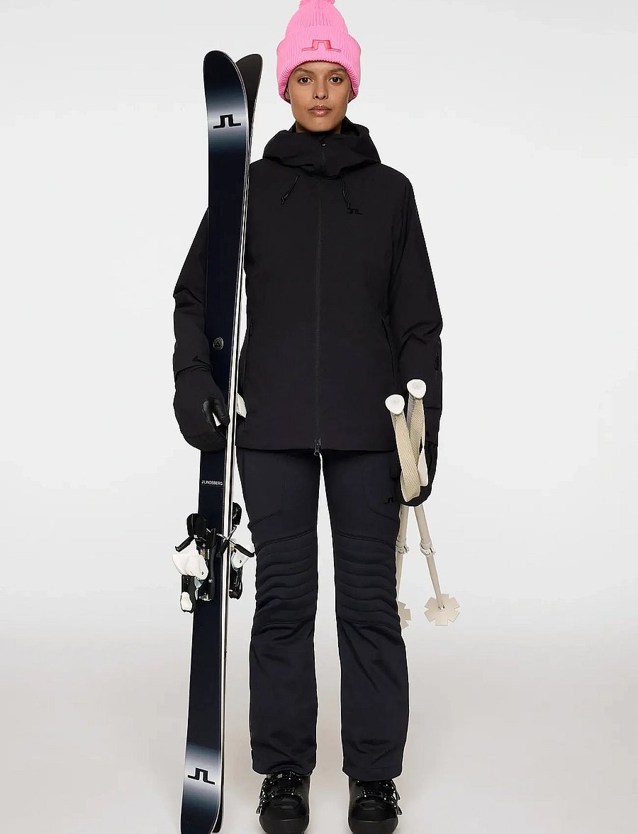 J. Lindeberg - W Stanford Pro Bib Ski Pant - suusariietus - black - 4