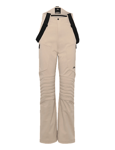 J. Lindeberg W Stanford Pro Bib Ski Pant - Õueriided - MOONBEAM / beige