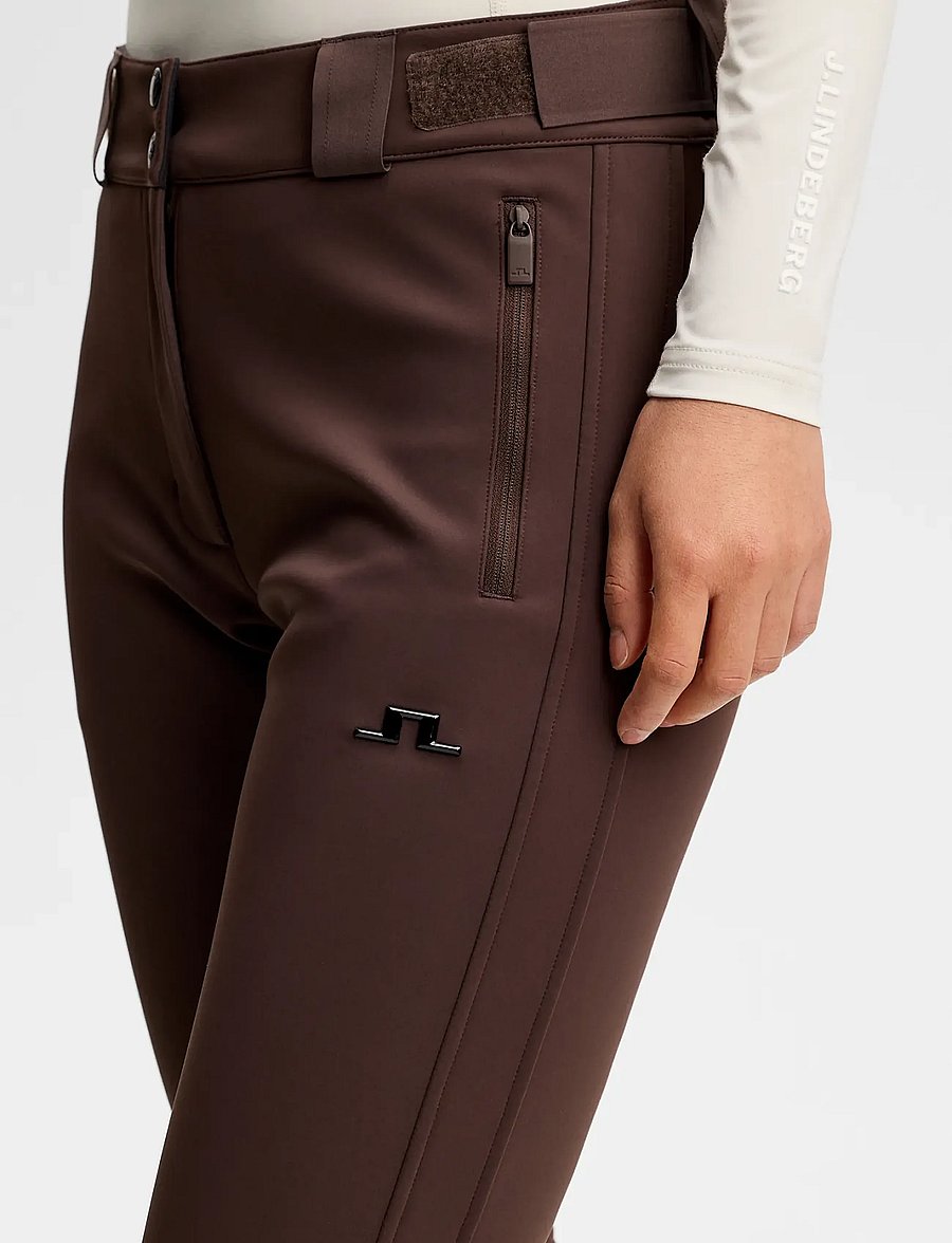 J. Lindeberg - Stanford Softshell Ski Pant - ski-kleidung - seal brown - 4