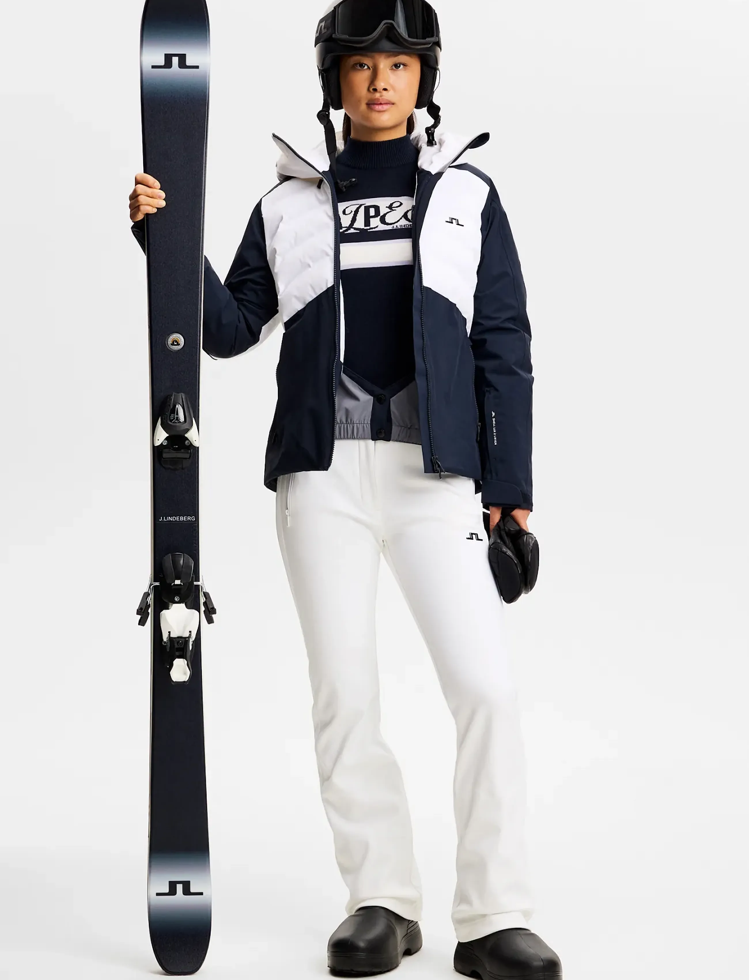 J. Lindeberg - Stanford Softshell Ski Pant - ski-kleidung - white - 5