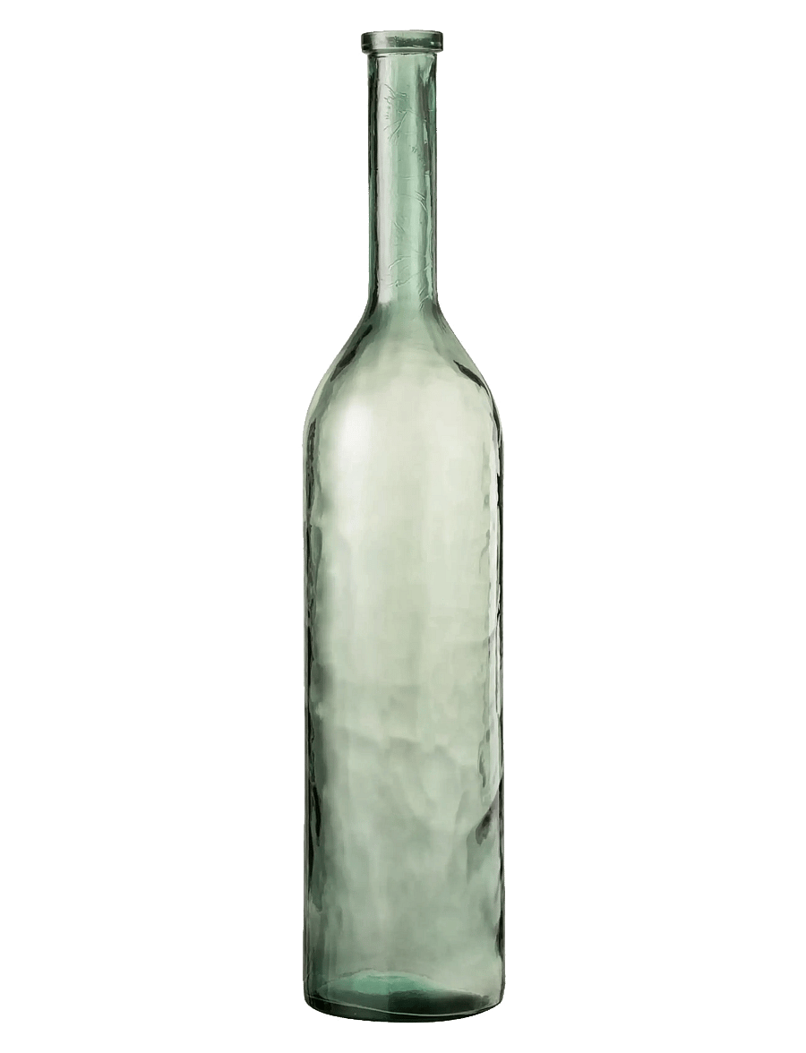 J-Line - VASE CANCUN GLASS GREEN LARGE - vazos - green - 1