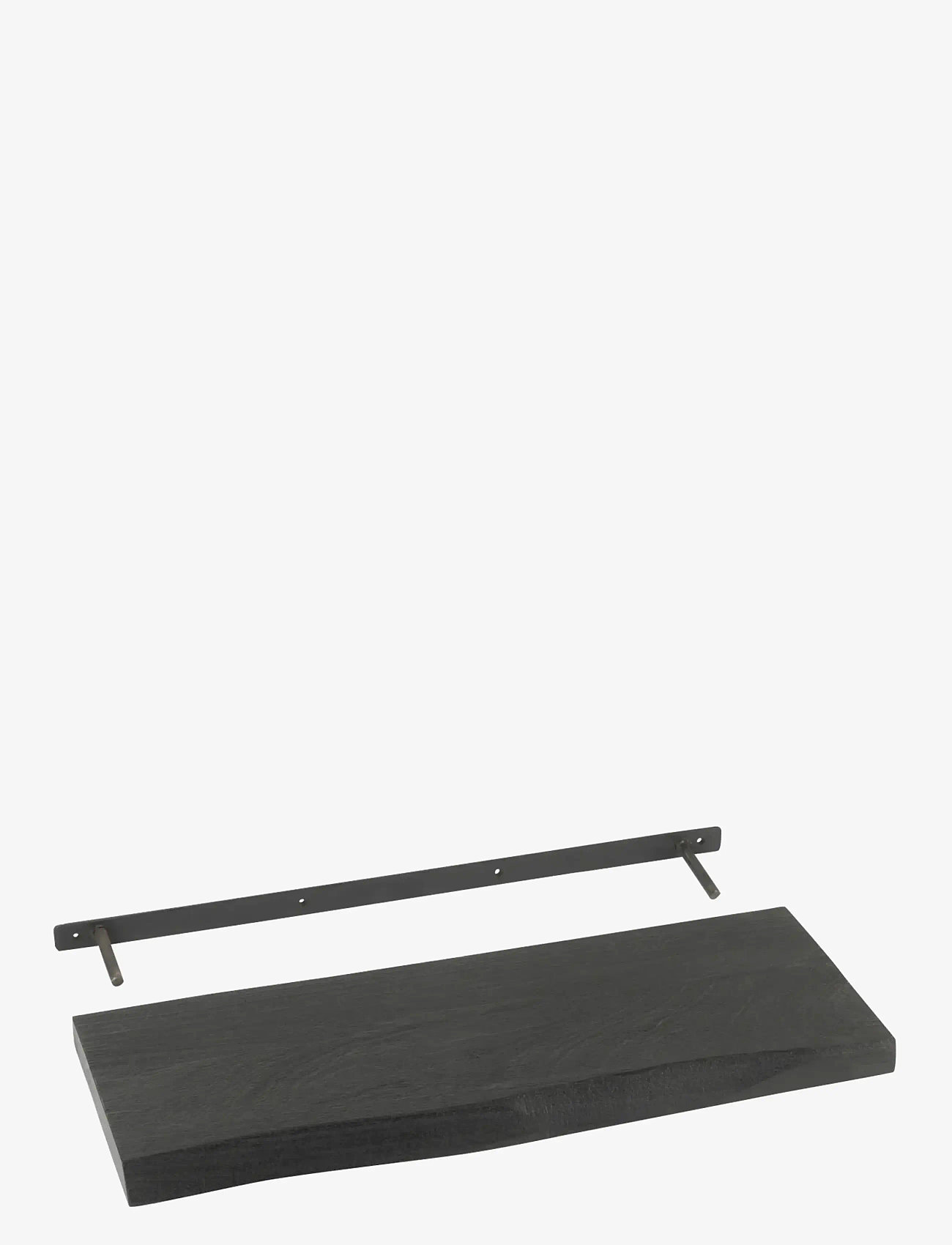 J-Line - WALL SHELF GERARD MA WD BL S - hyllor - black - 0